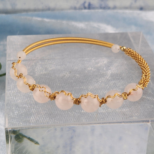 Rose Quartz Bangle