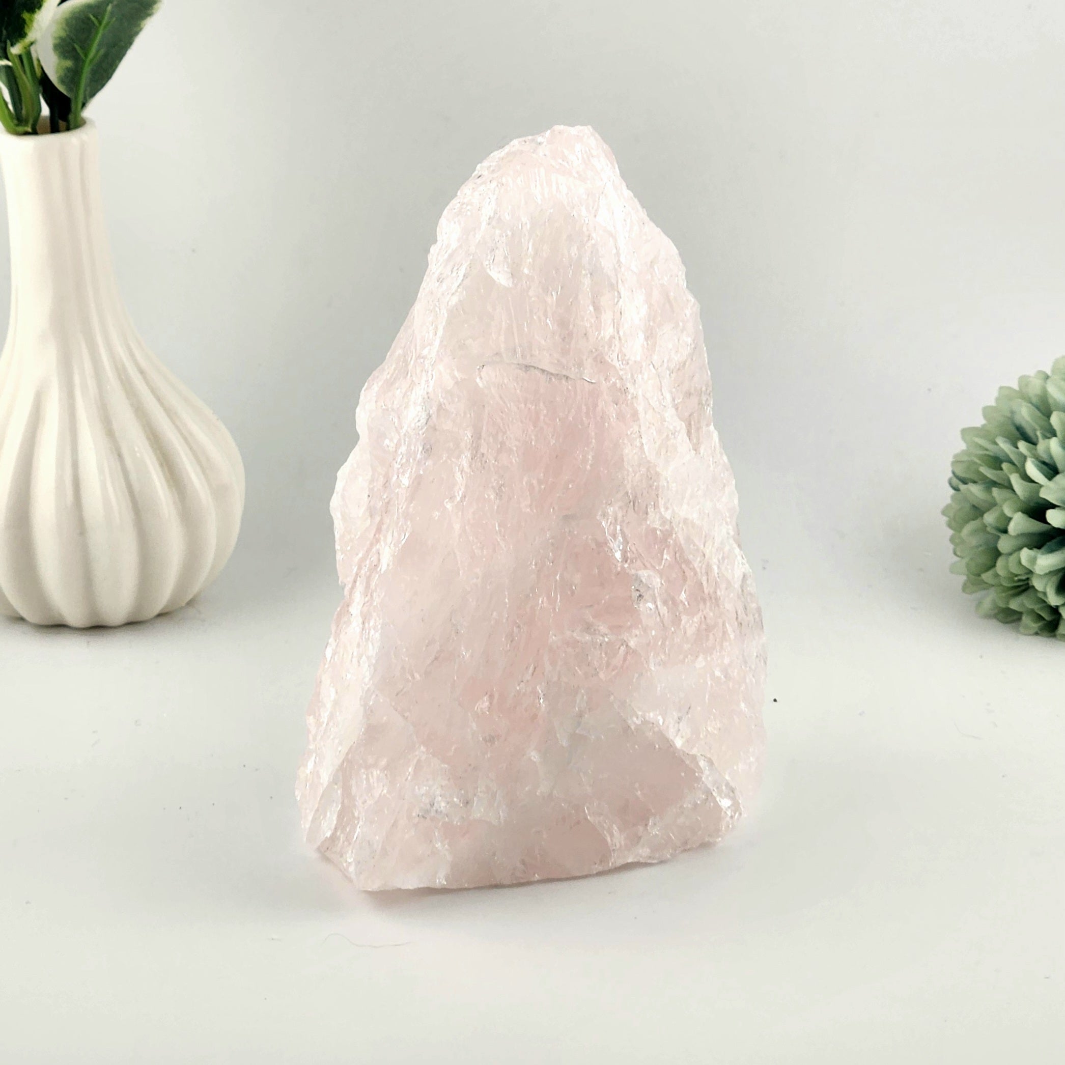 Raw Rose Quartz Freeform