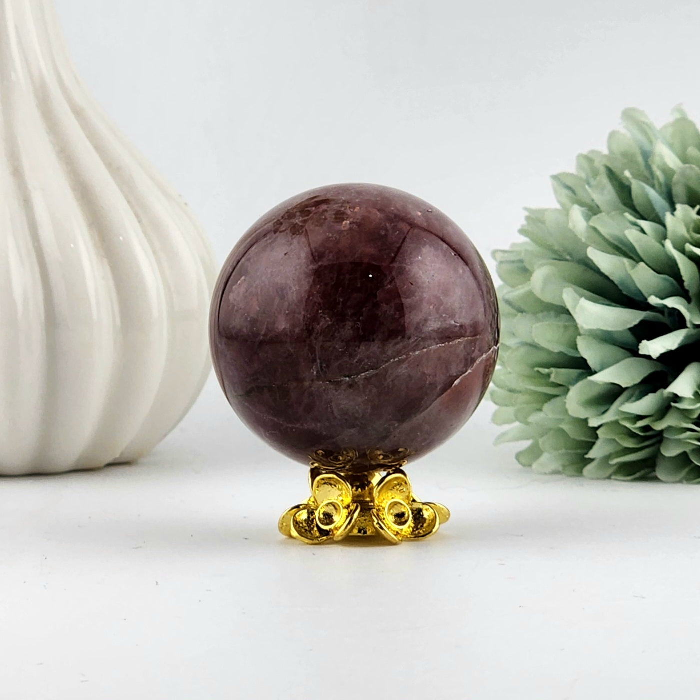 Lavender Rose Quartz Sphere