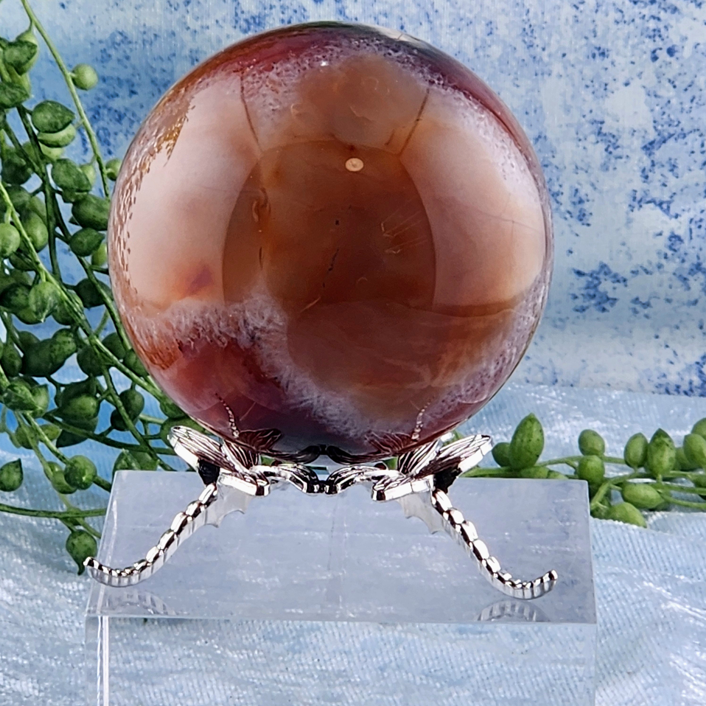Red Agate Sphere