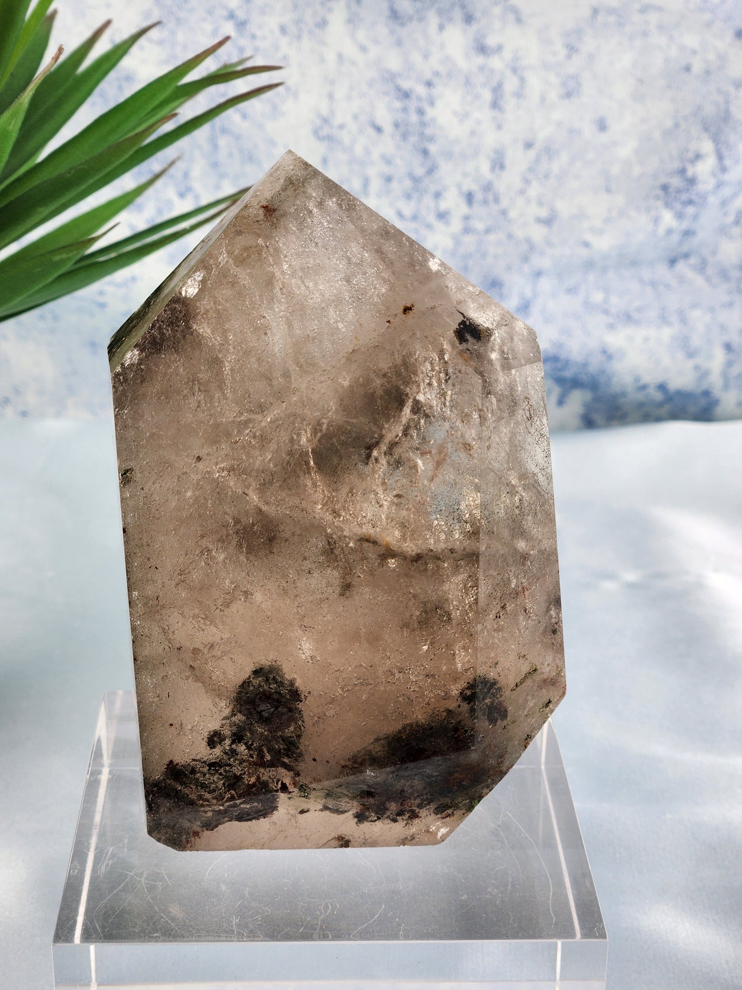 Smokey Quartz Garden Tower