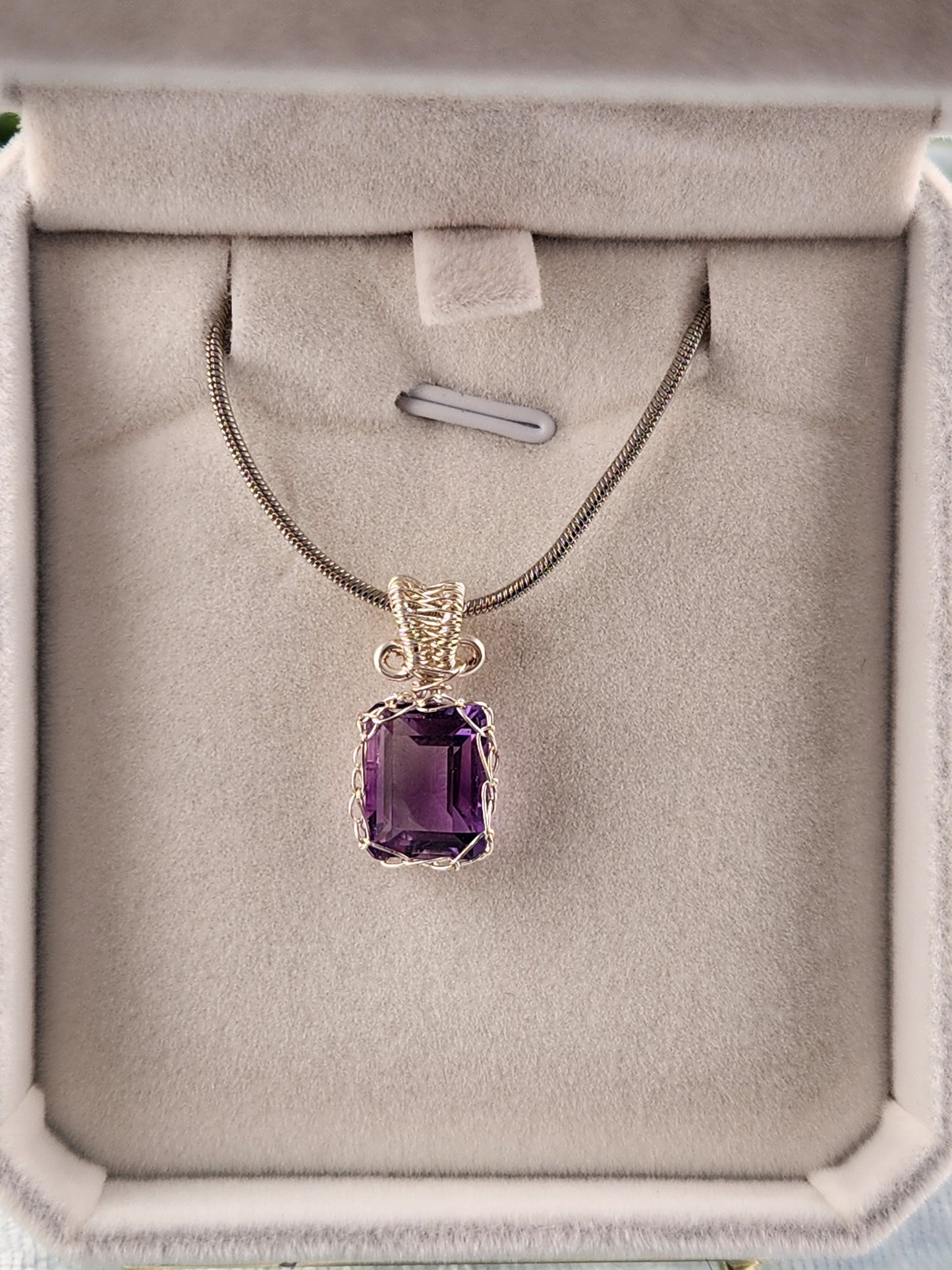 A-Grade Amethyst Pendant (No.1.3)