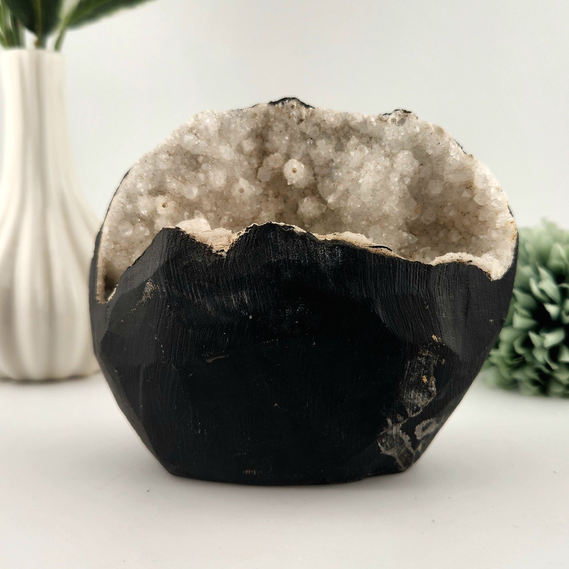 Chalcedony Scholosite Geode