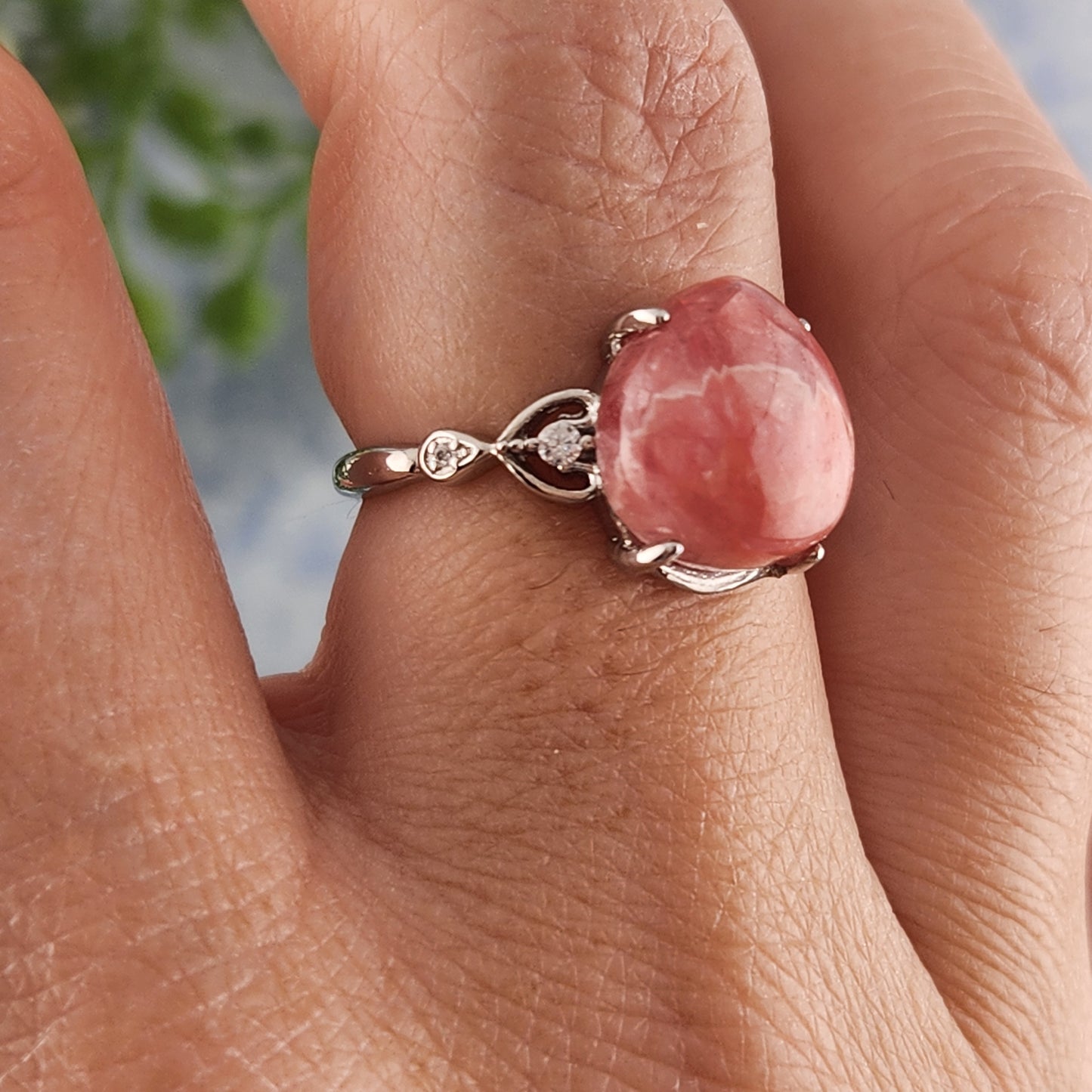 Rhodochrosite Ring