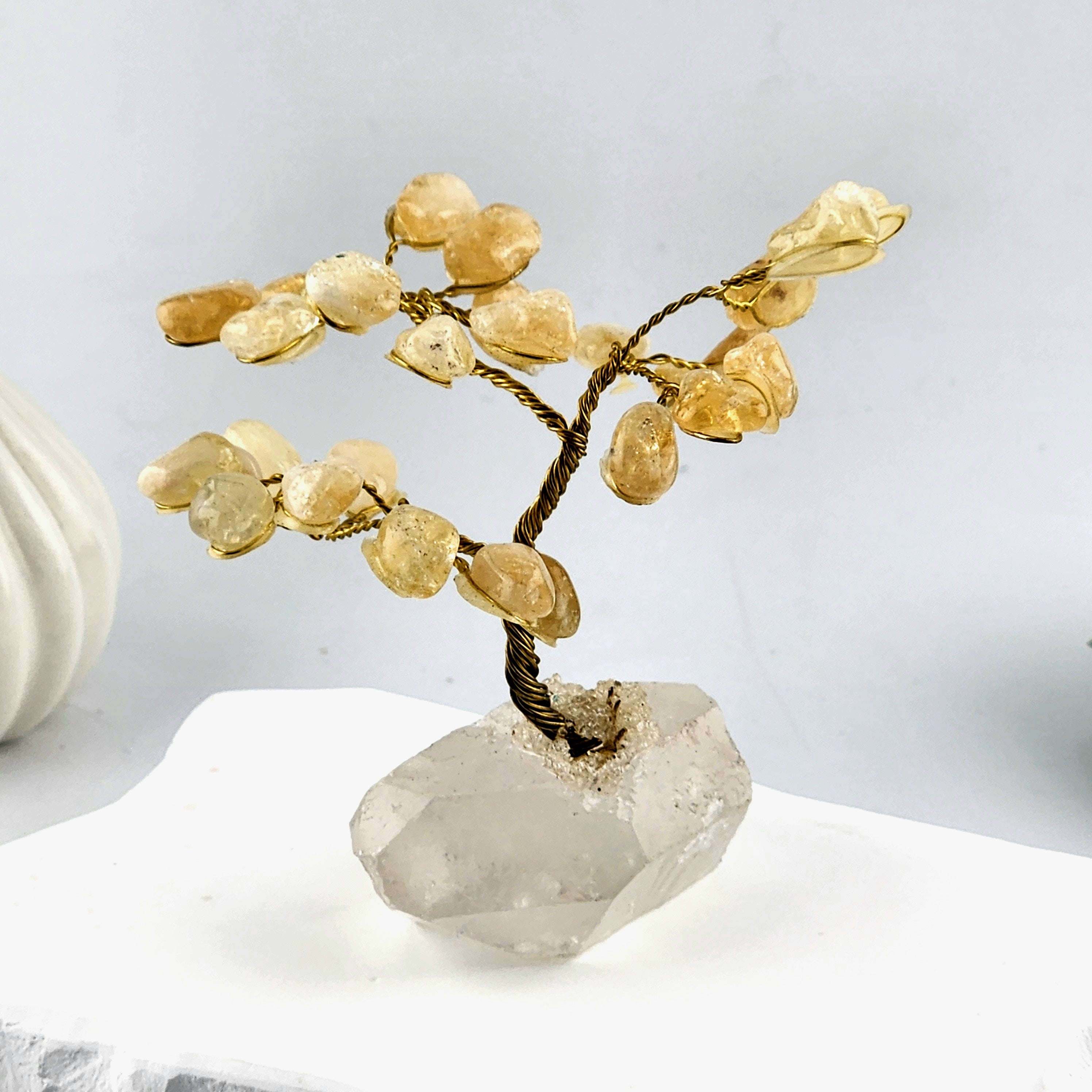Citrine Crystal Chip Tree