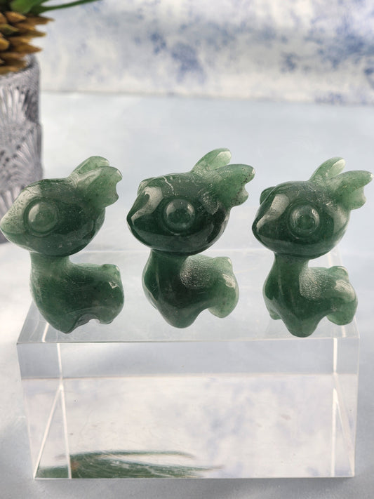 Green Aventurine Reindeer