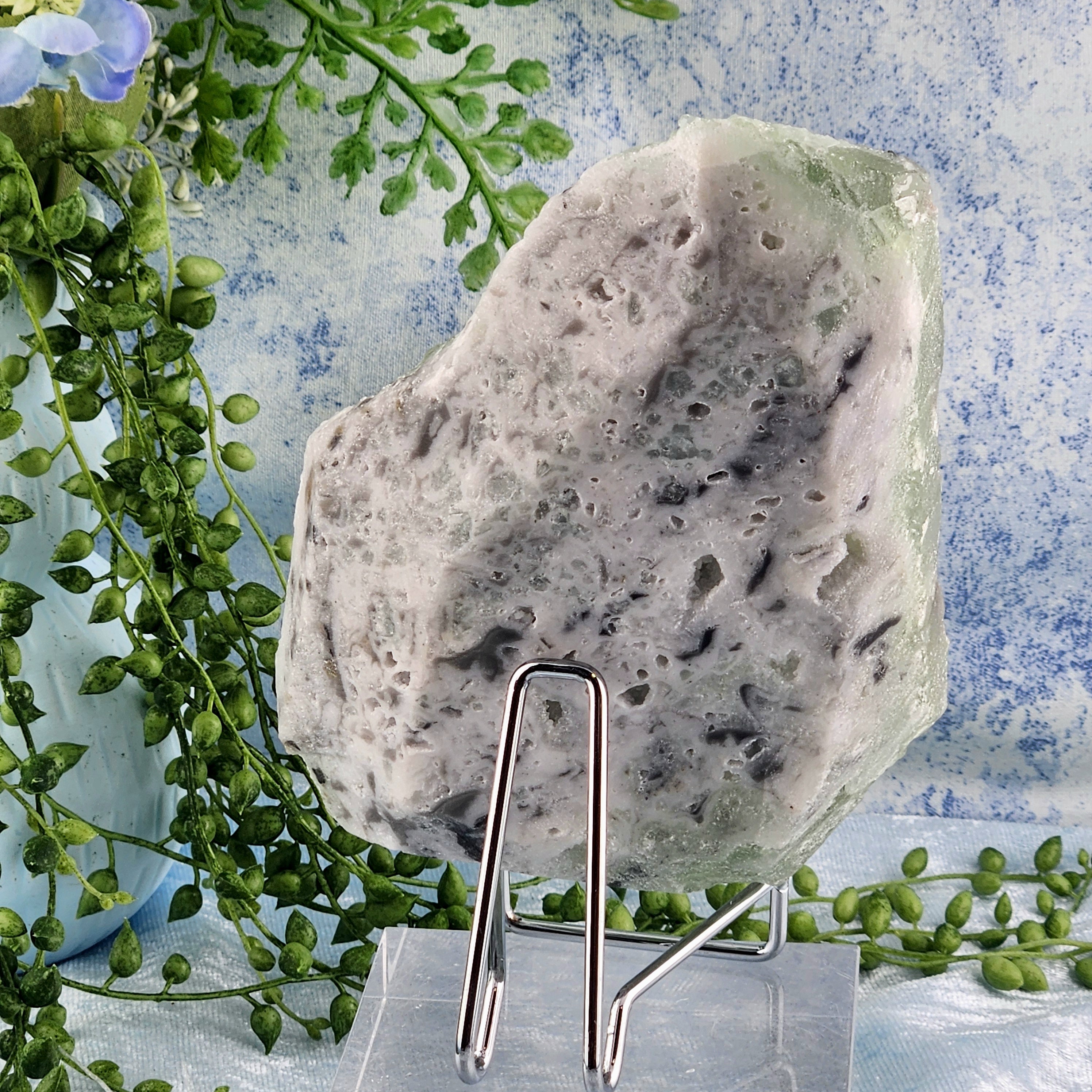 Green + Purple Fluorite Specimen