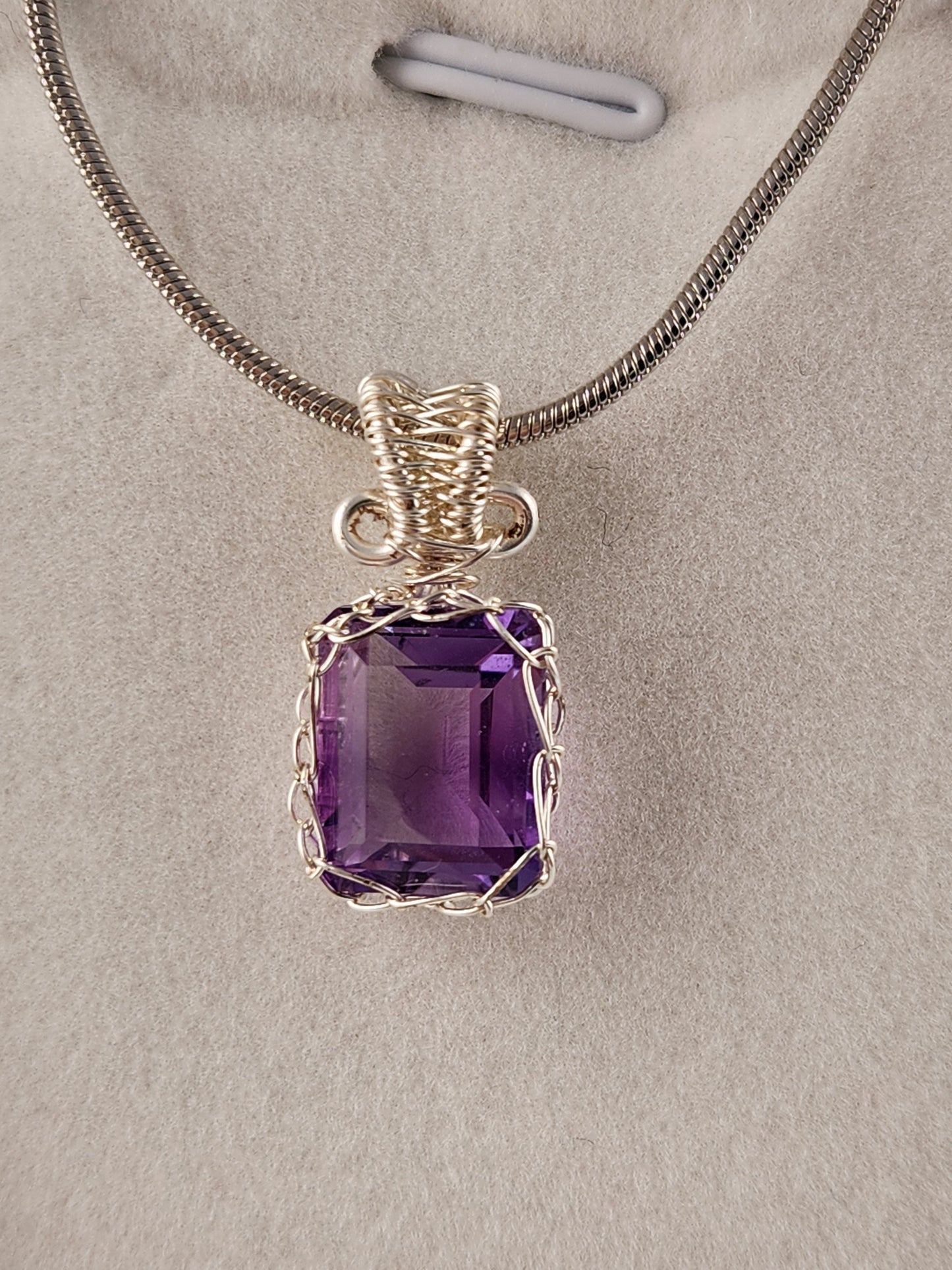 A-Grade Amethyst Pendant (No.1.3)