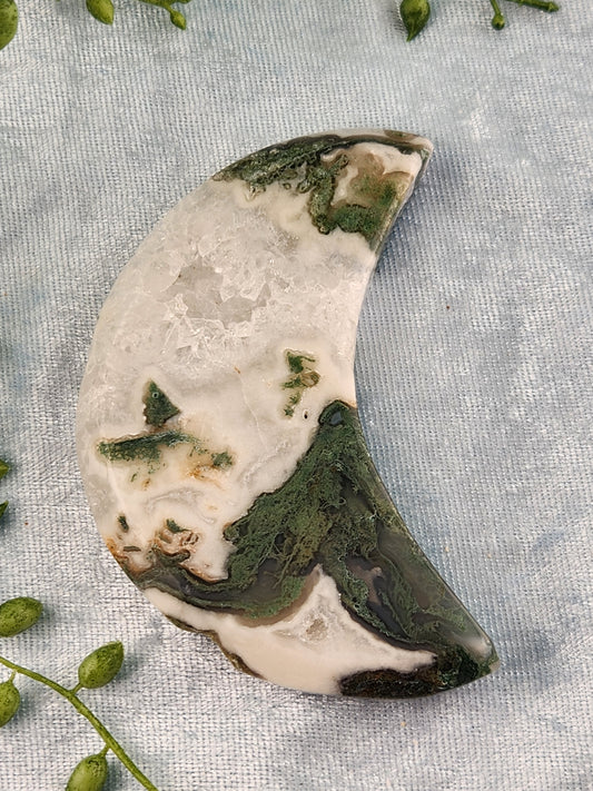 Moss Agate Moon