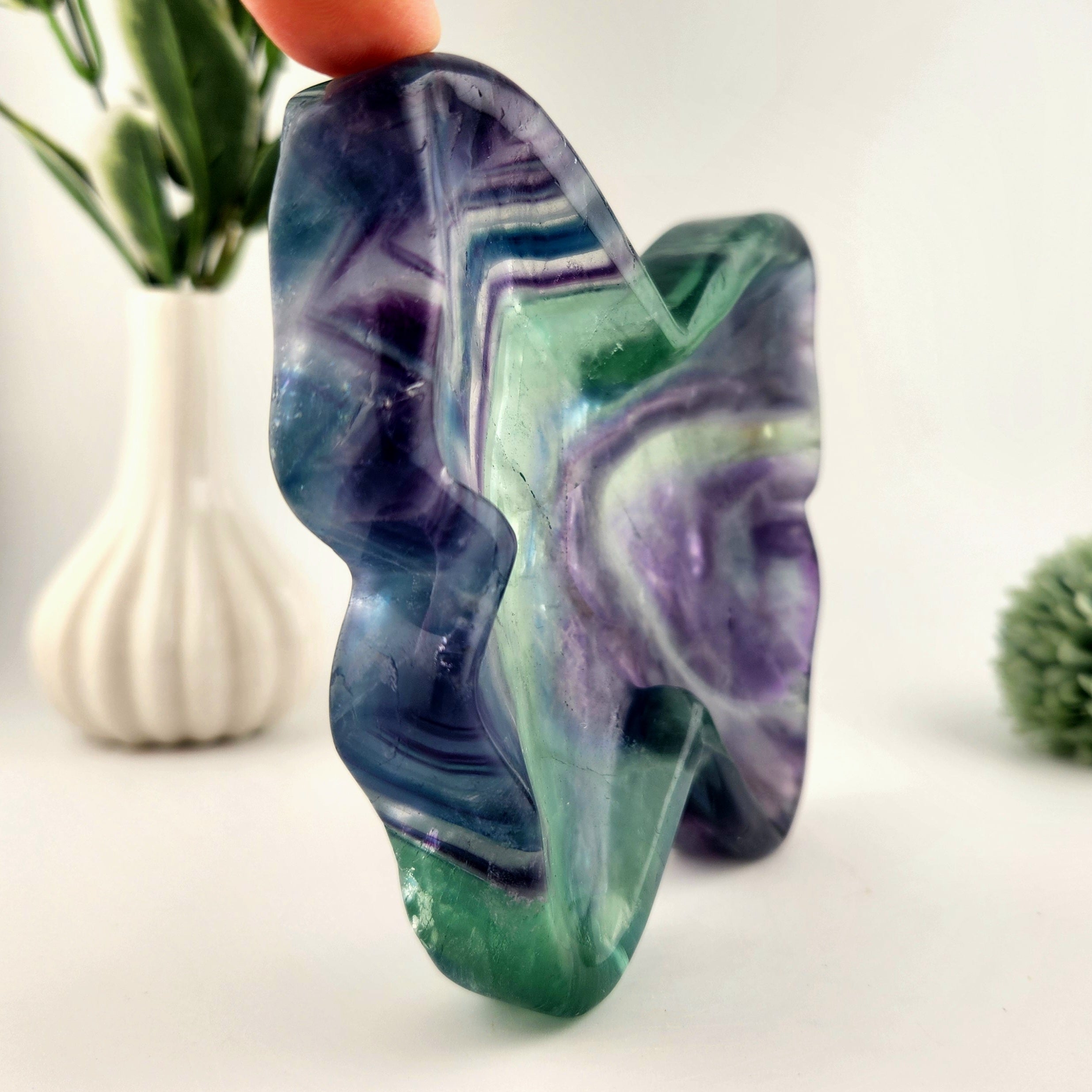 Fluorite Butterfly Bowl