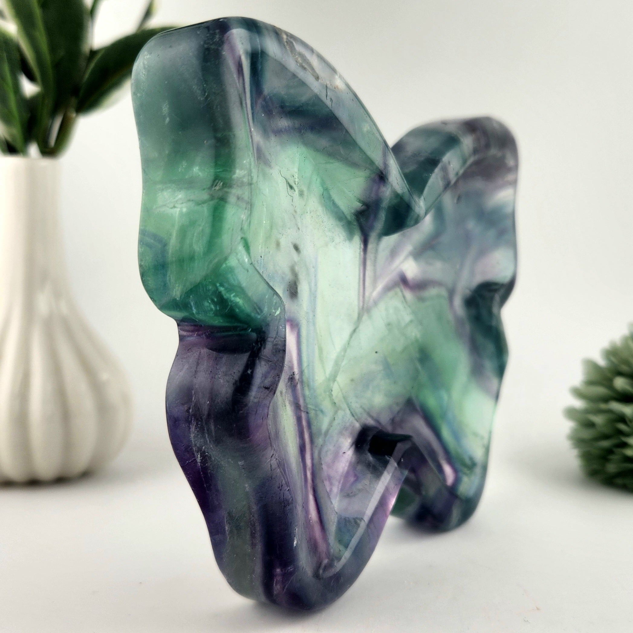 Fluorite Butterfly Bowl