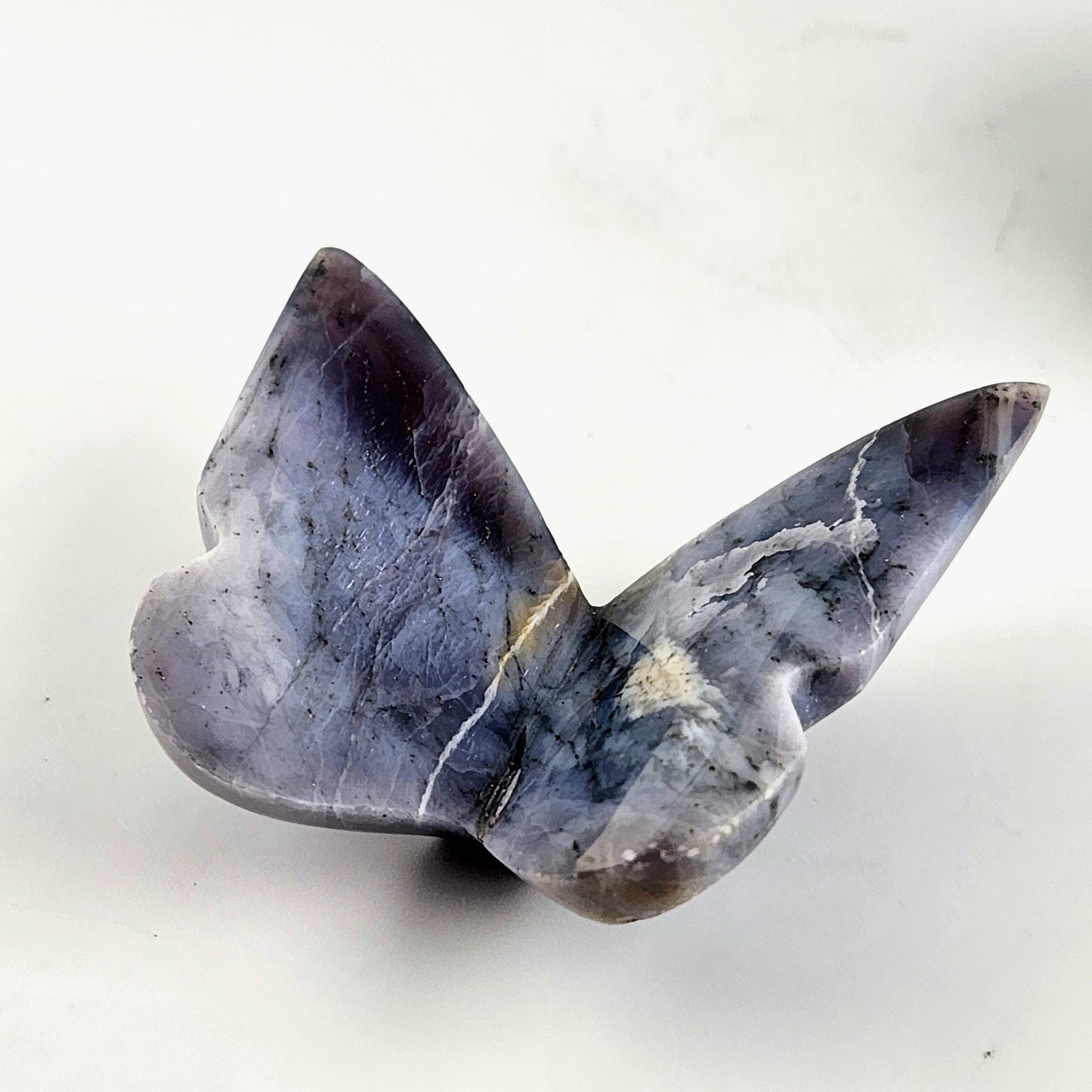 Purple Chalcedony 3D Butterfly