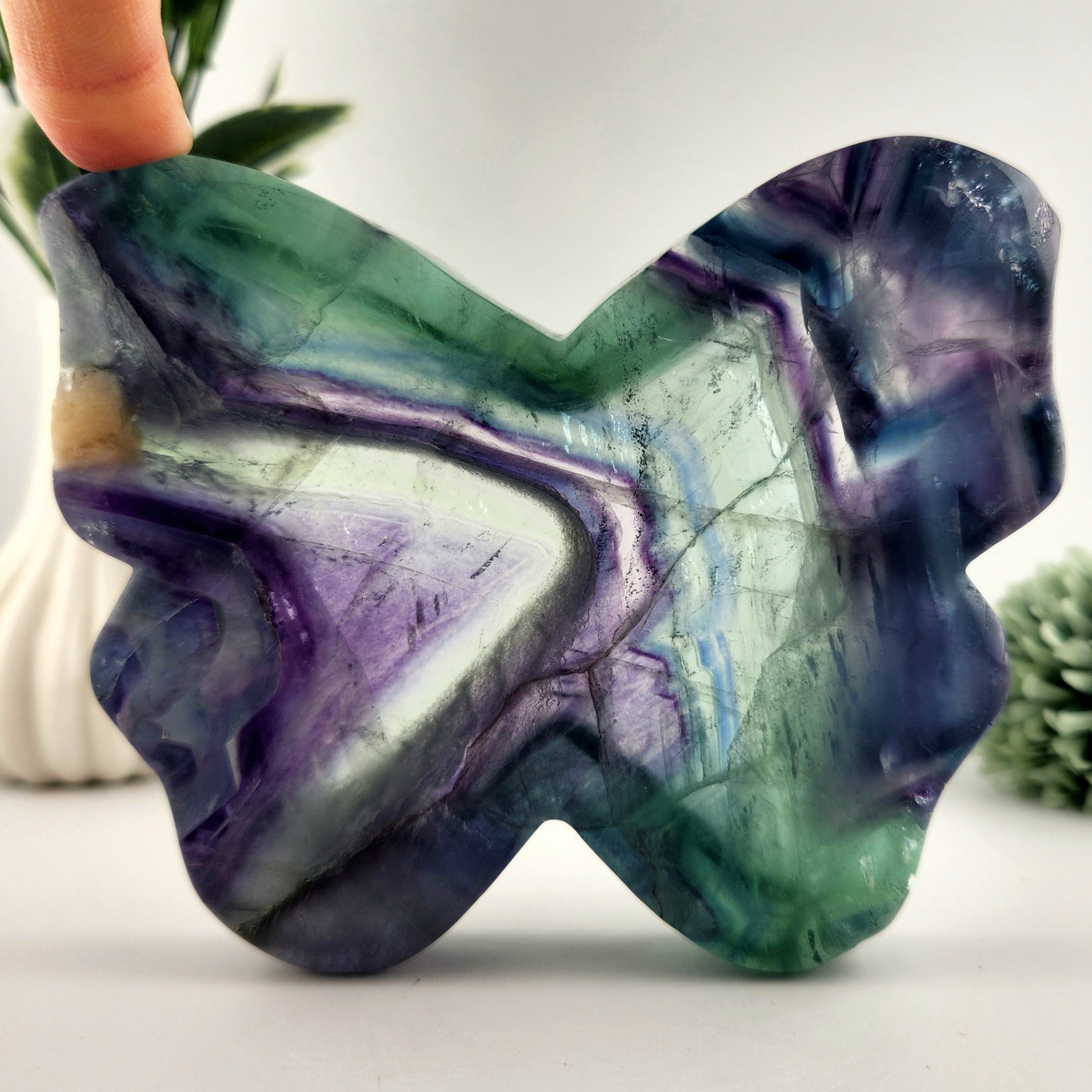 Fluorite Butterfly Bowl