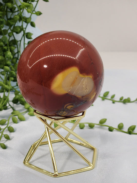 Red Mookaite Sphere