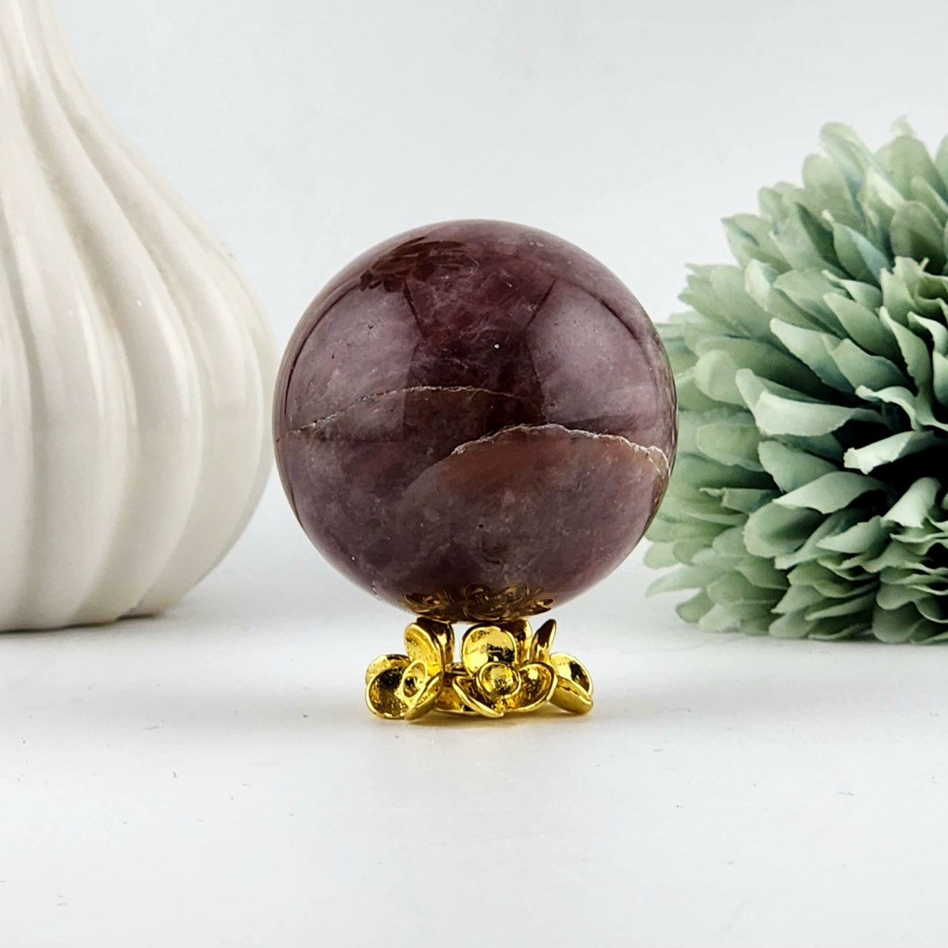 Lavender Rose Quartz Sphere