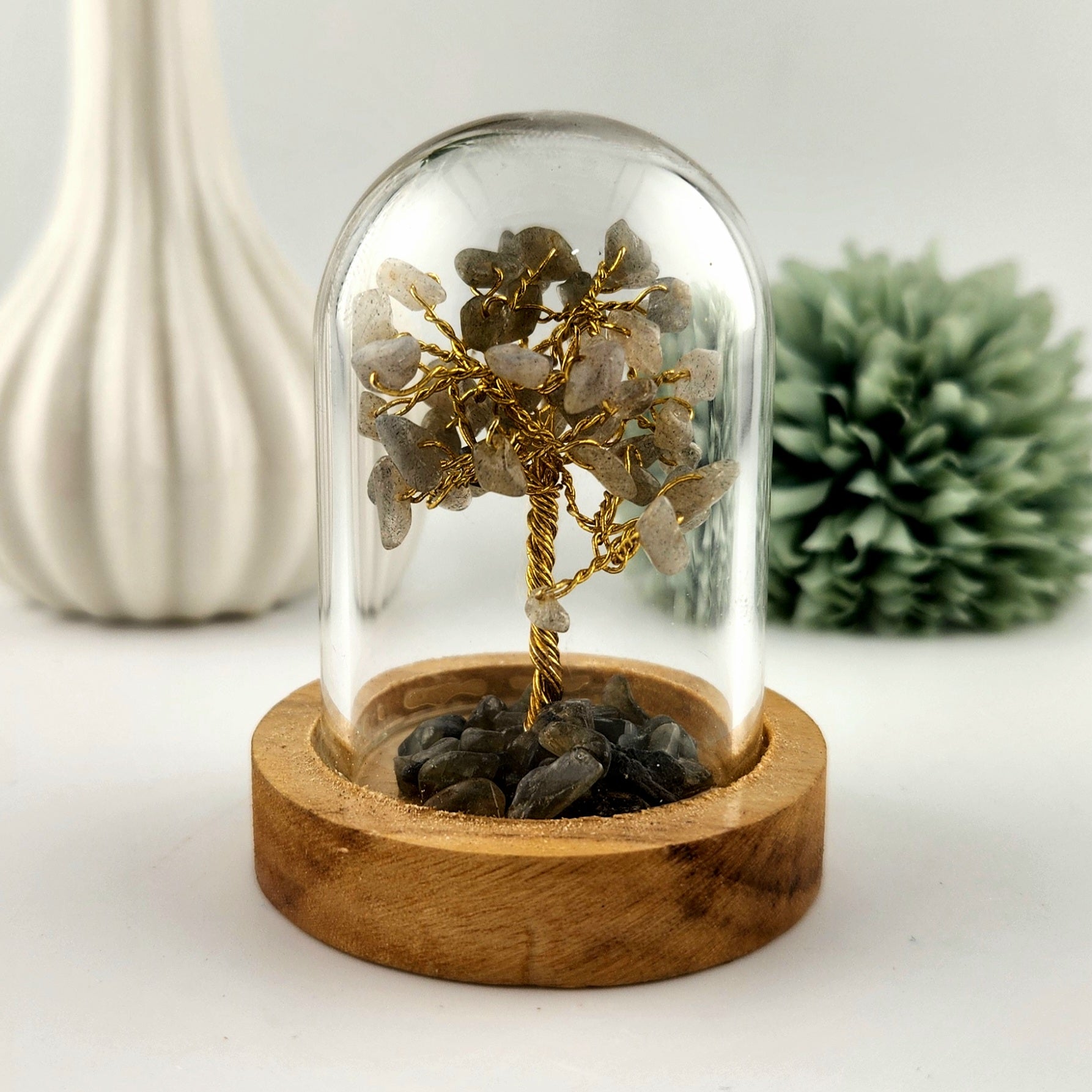 Labradorite Crystal Chip Tree