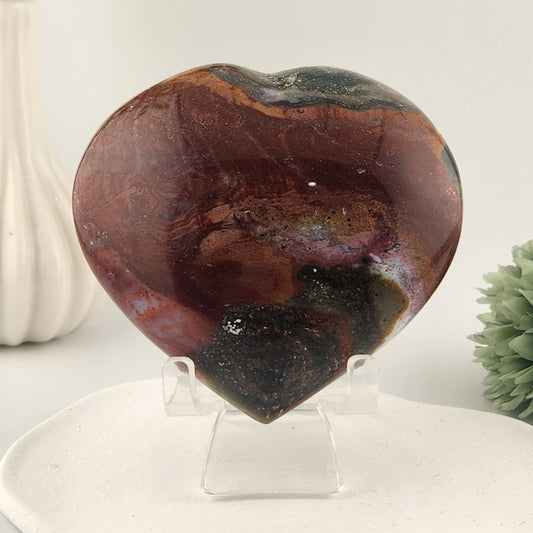 Ocean Jasper Heart