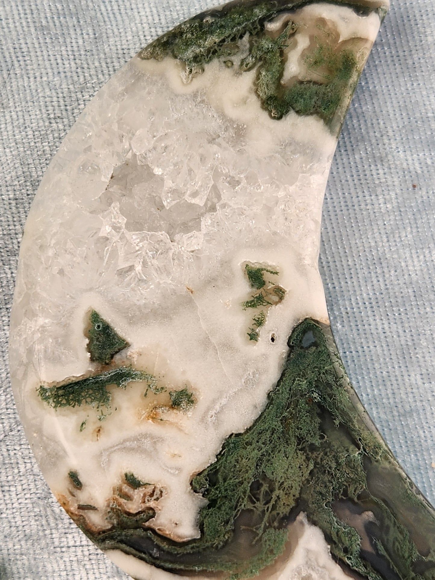 Moss Agate Moon