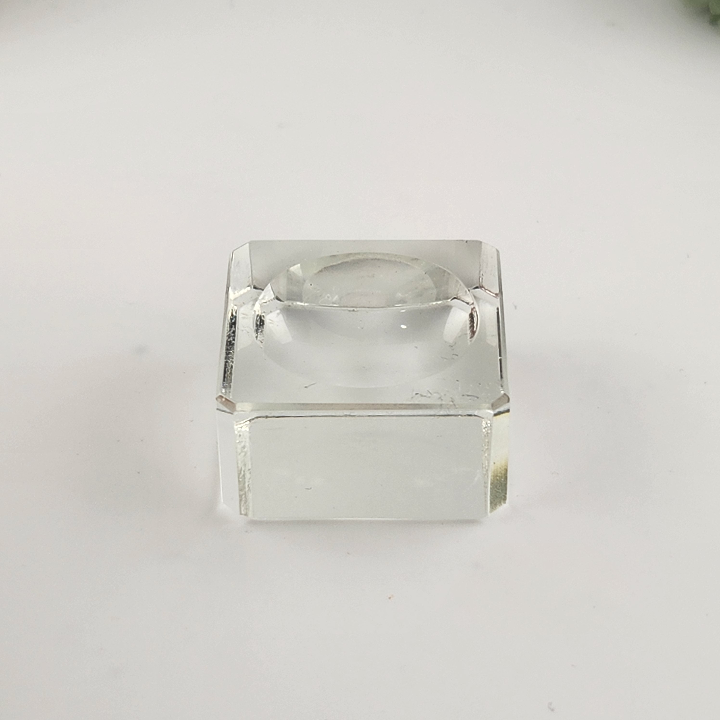 Square Glass Sphere Stand
