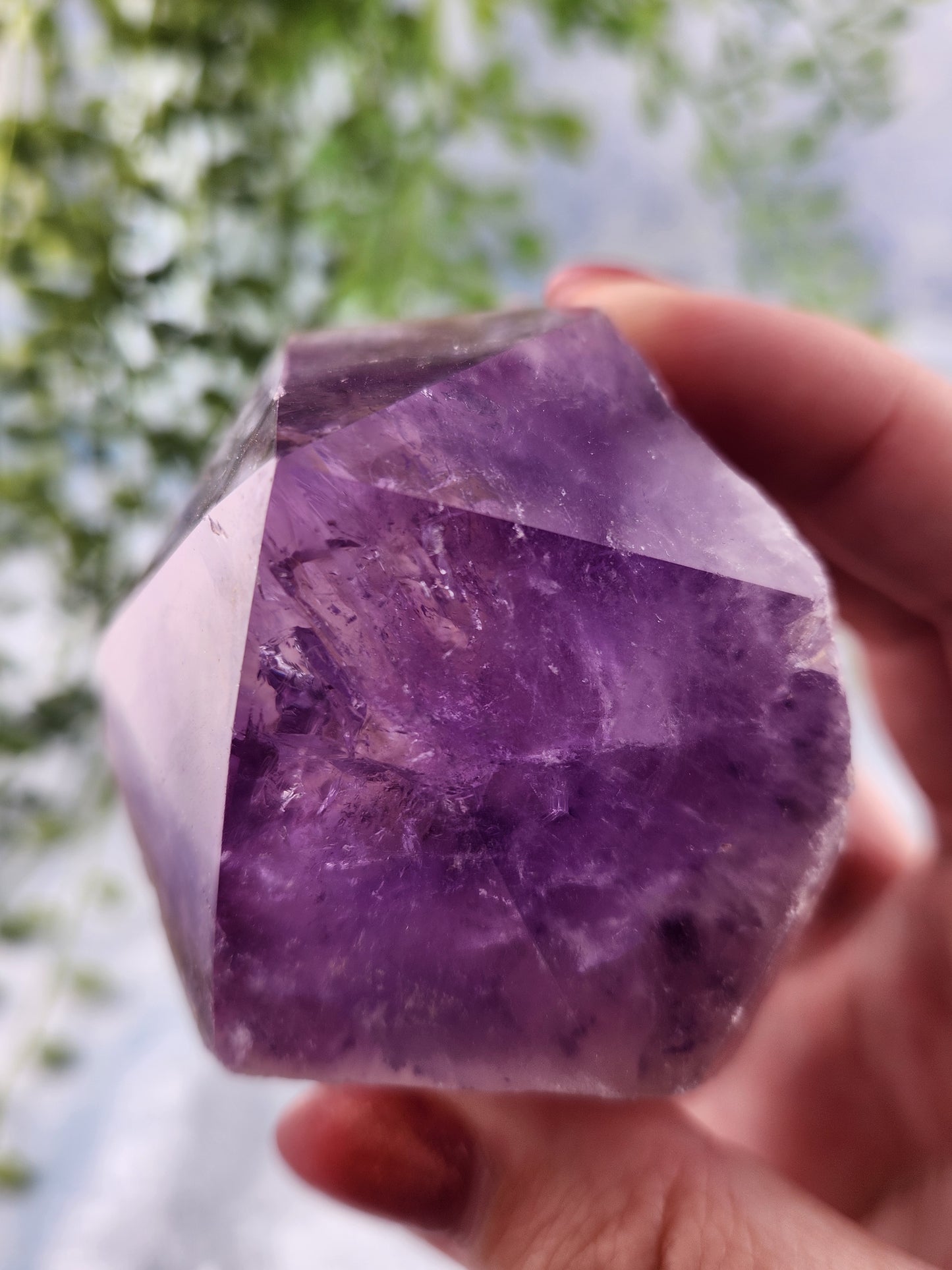 Amethyst Polished Point Raw Chunk