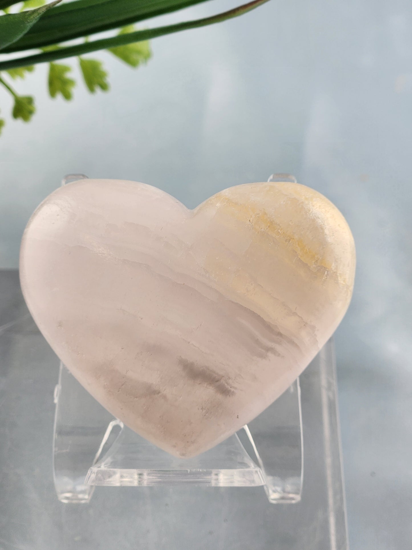 Pink Calcite Heart