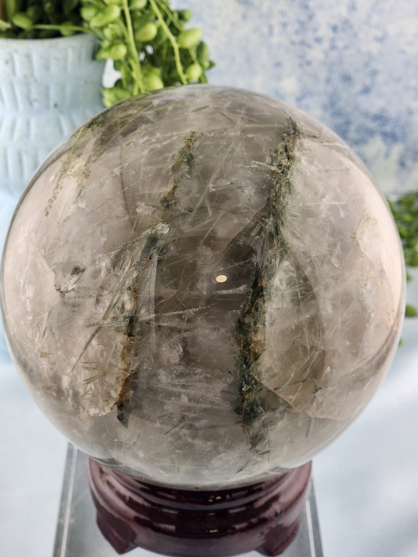 XXL Green Tourmaline Sphere