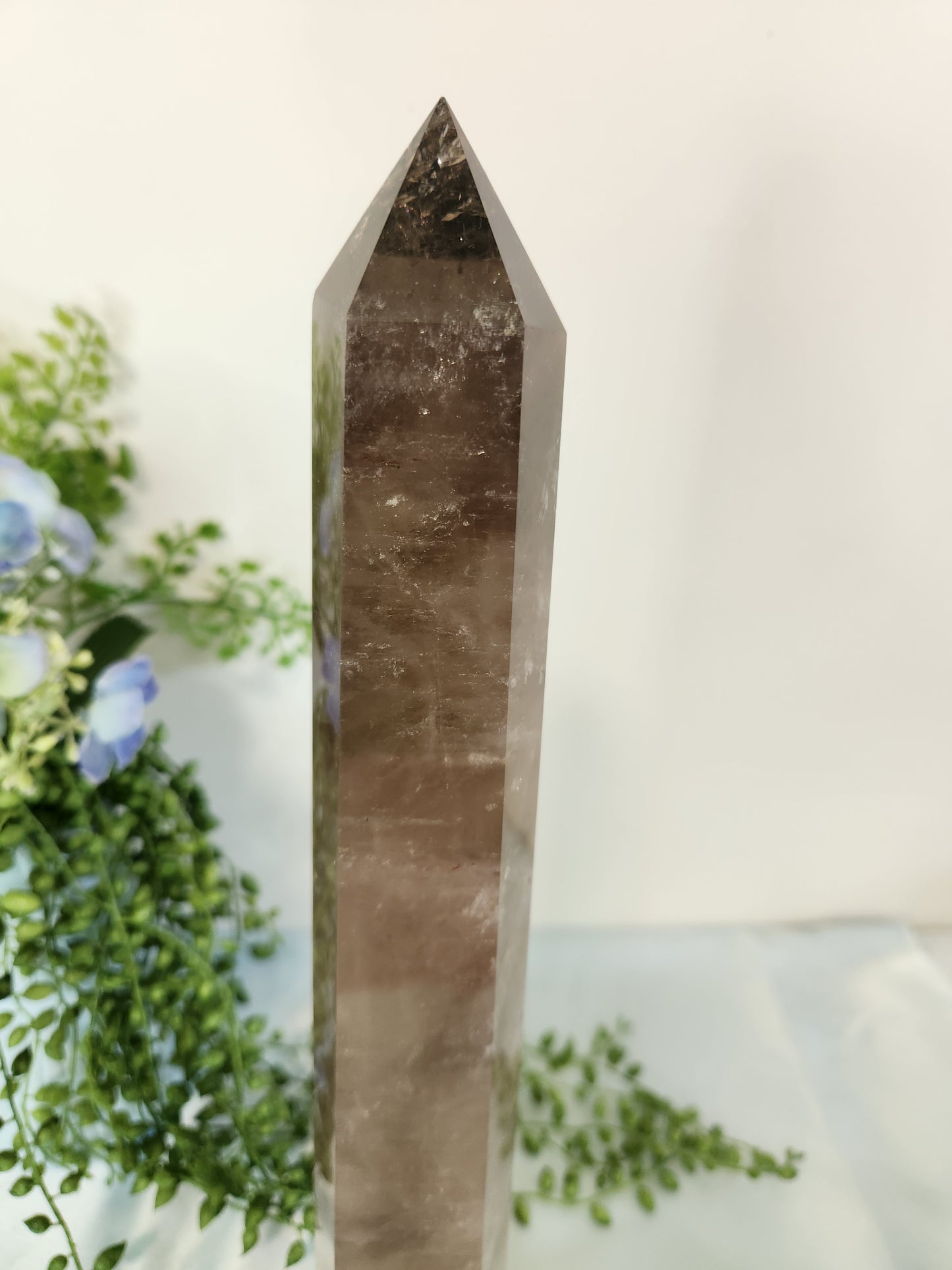 XXL Smokey Quartz Tower