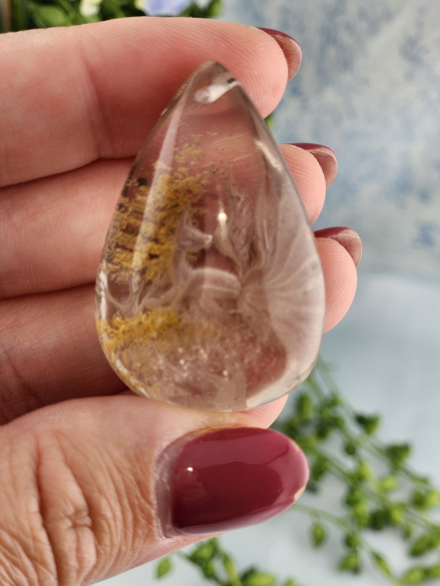 9 Tail Fox Garden Quartz Pendant