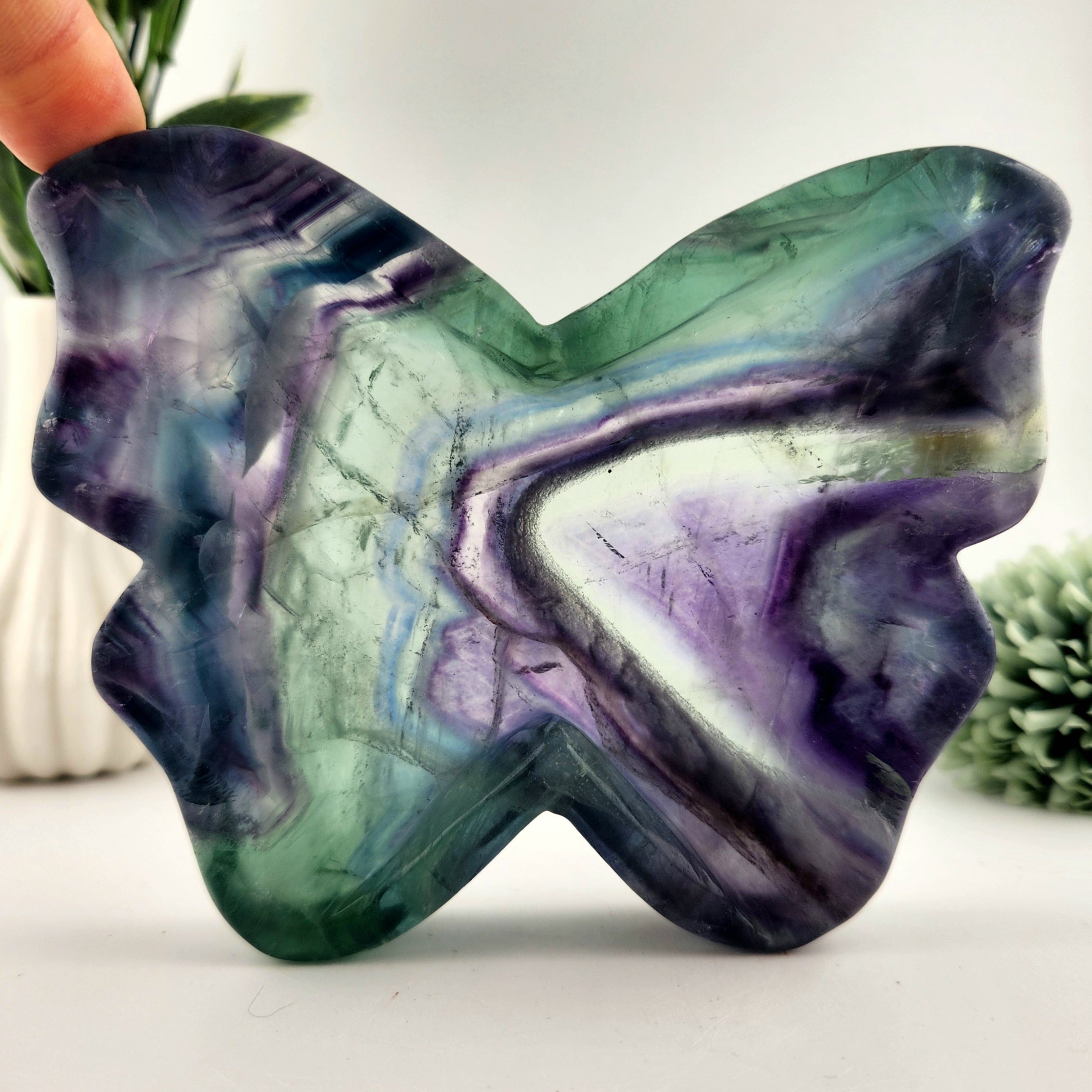 Fluorite Butterfly Bowl