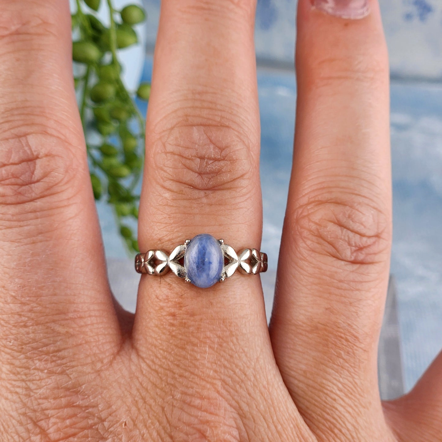 Blue Kyanite Ring