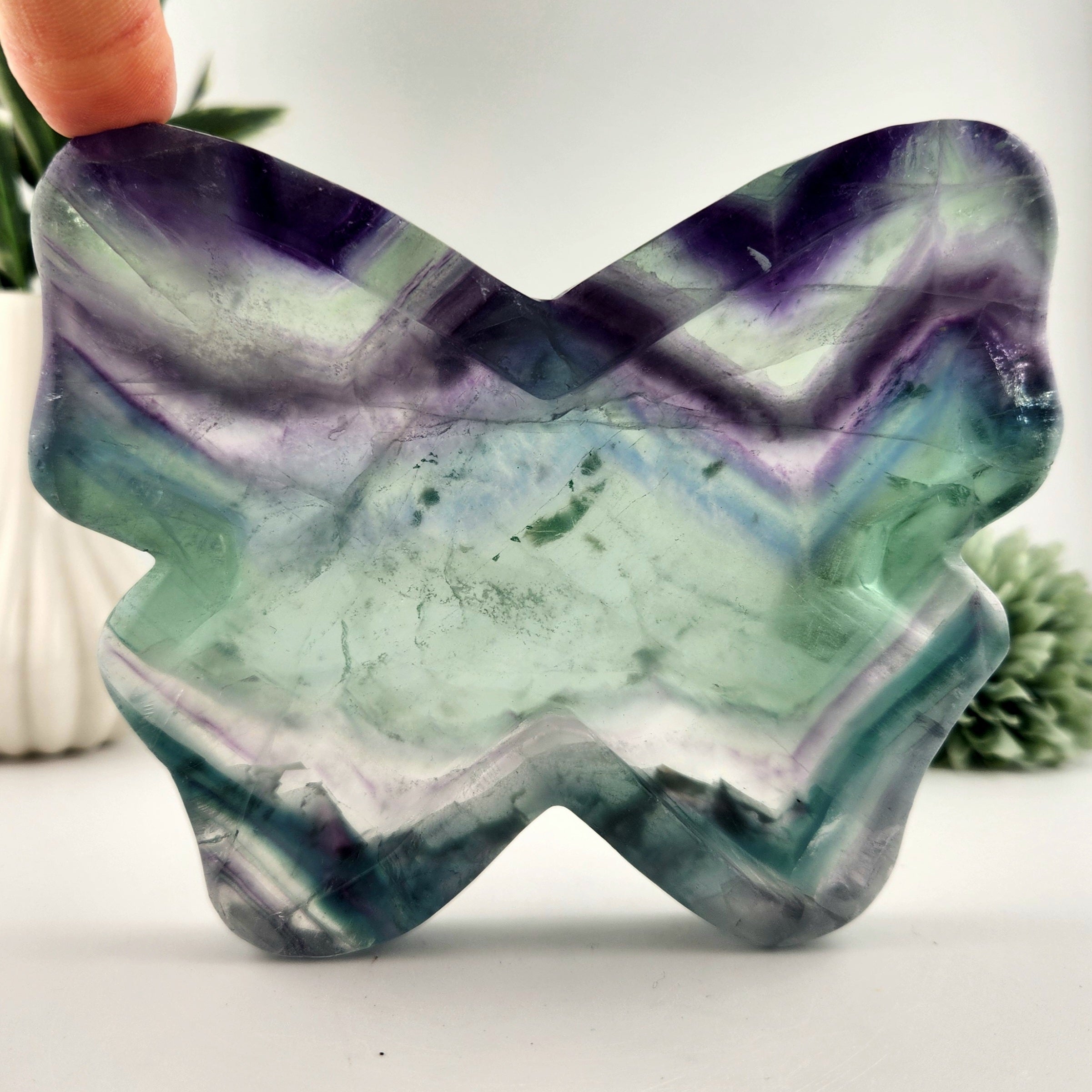 Fluorite Butterfly Bowl