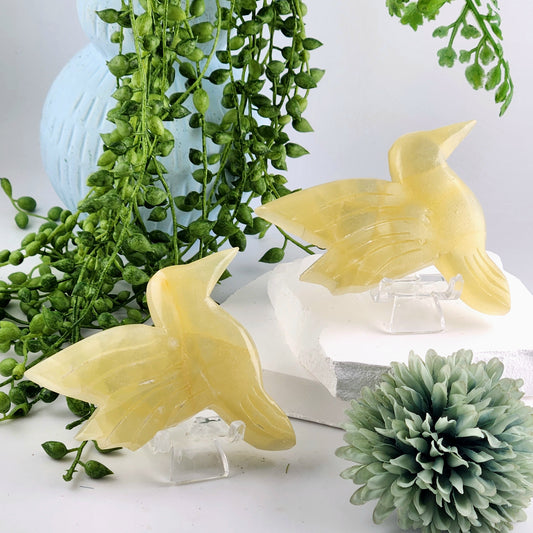 Lemon Calcite Bird