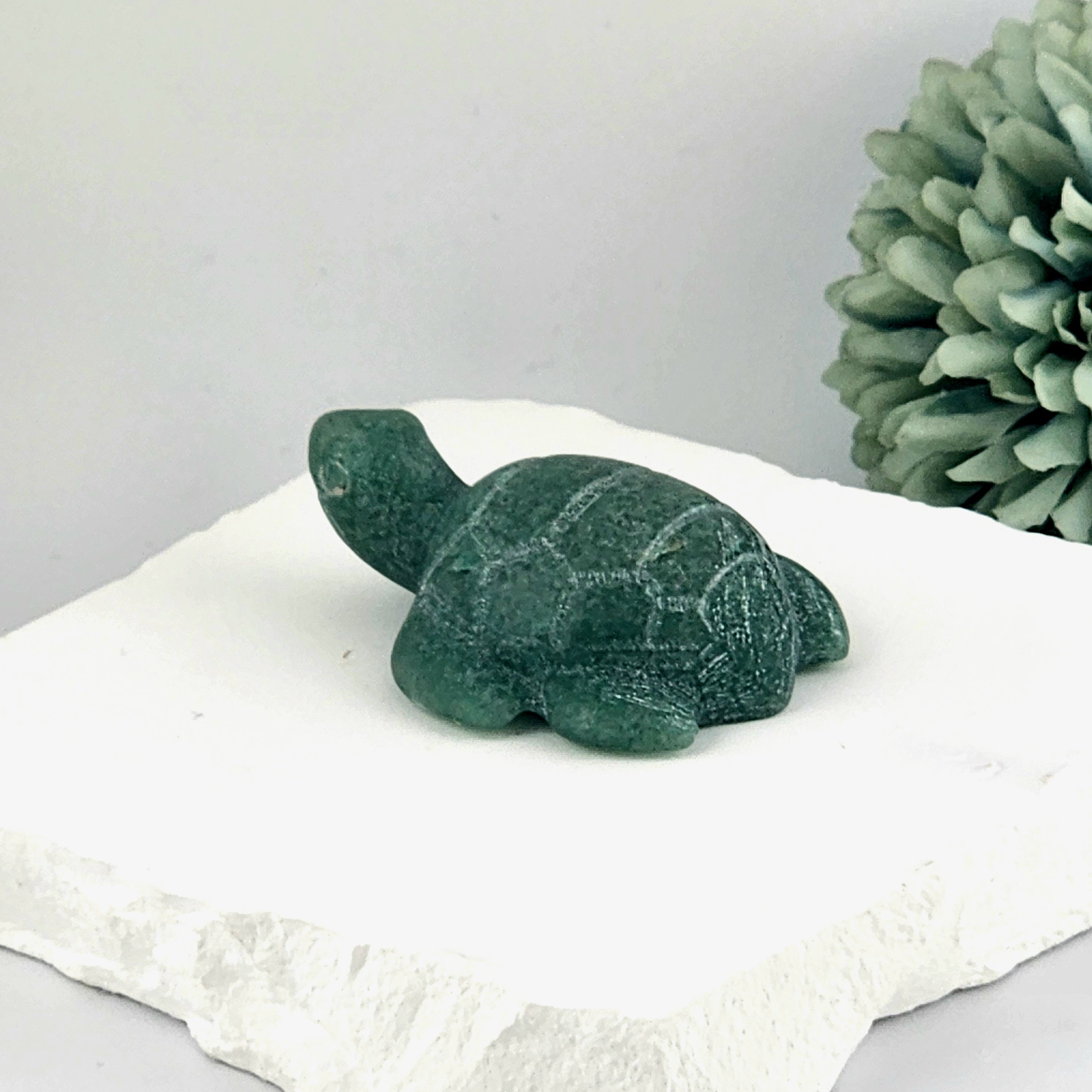 Green Aventurine Turtle