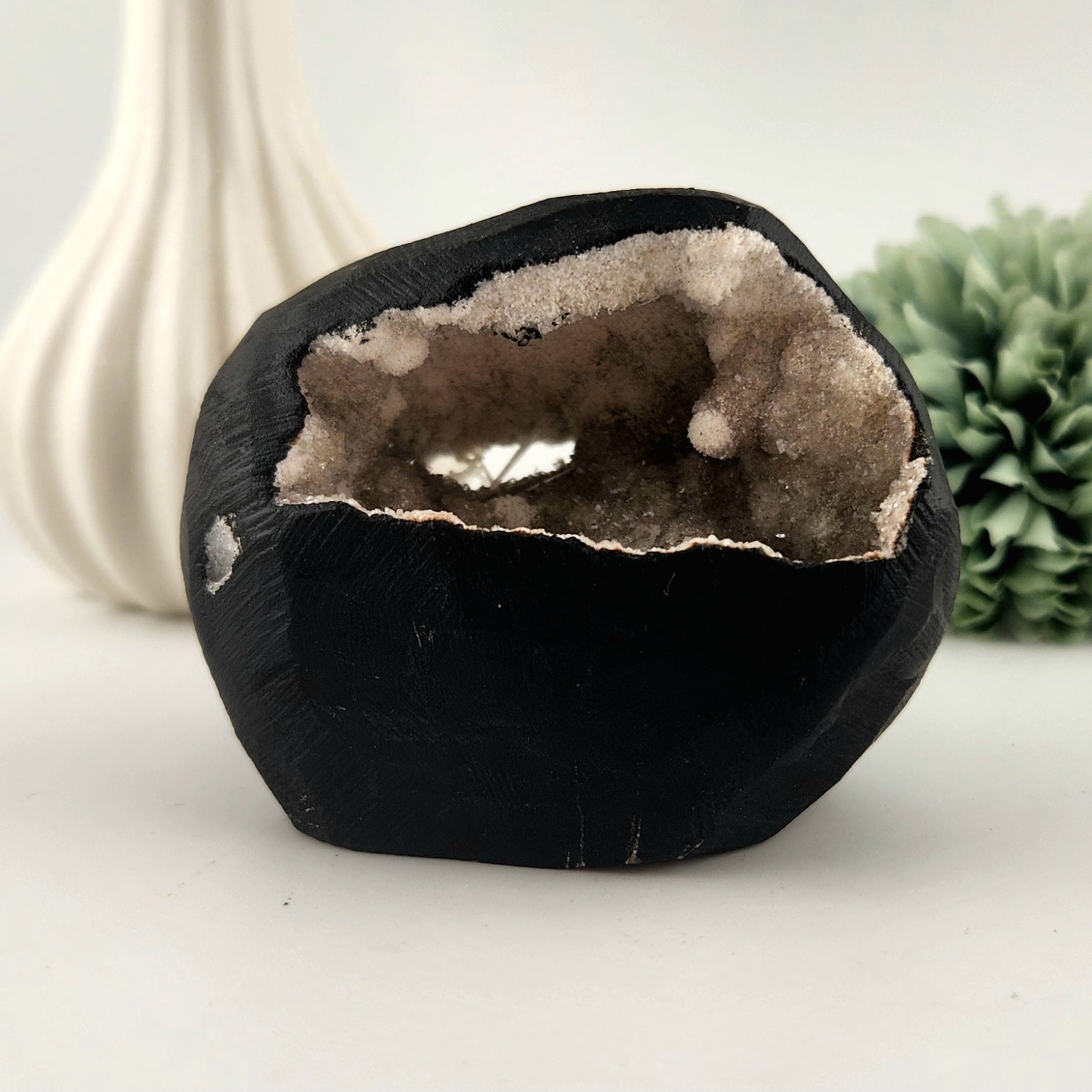 Chalcedony Scholosite Geode