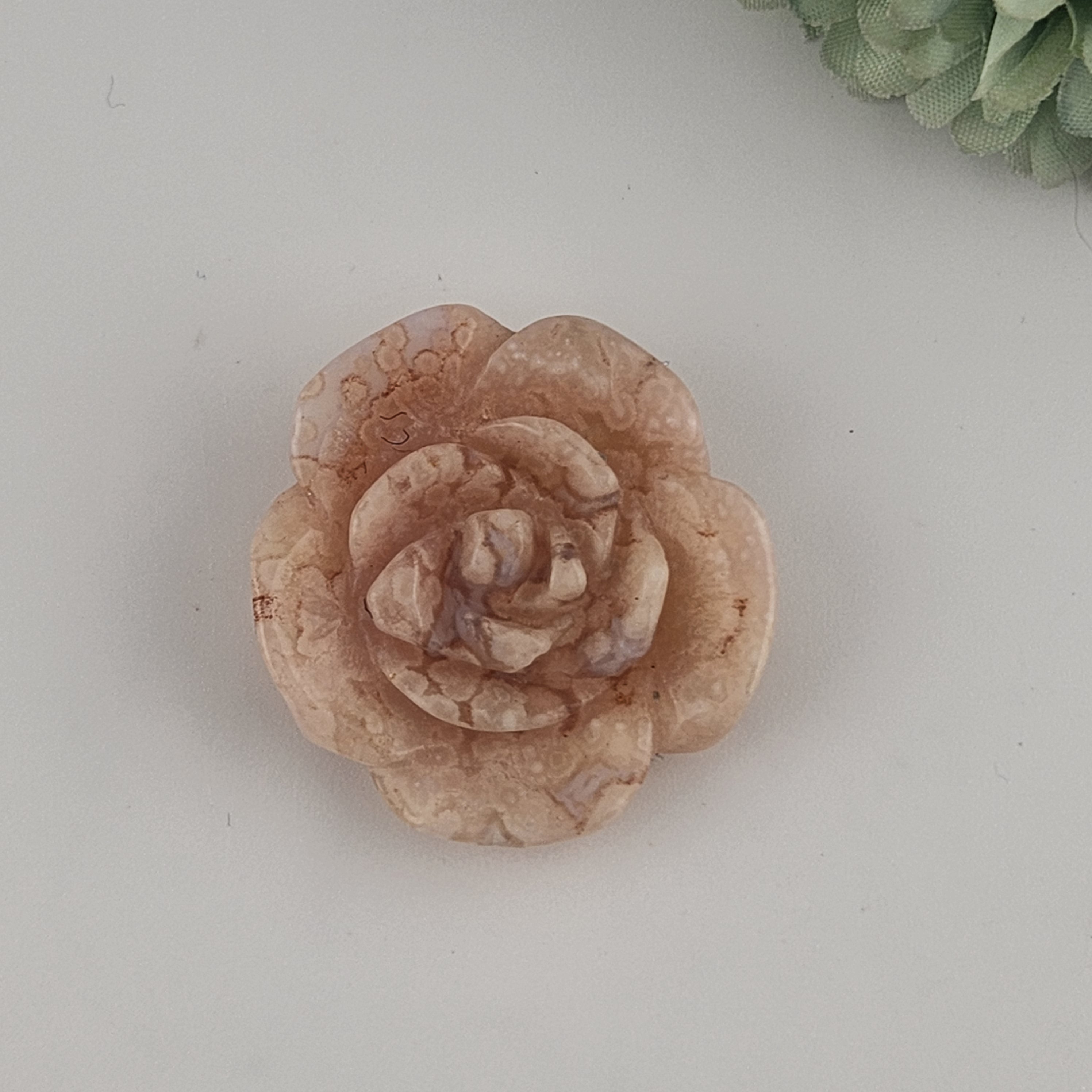 Pink Flower Agate Mini Flower