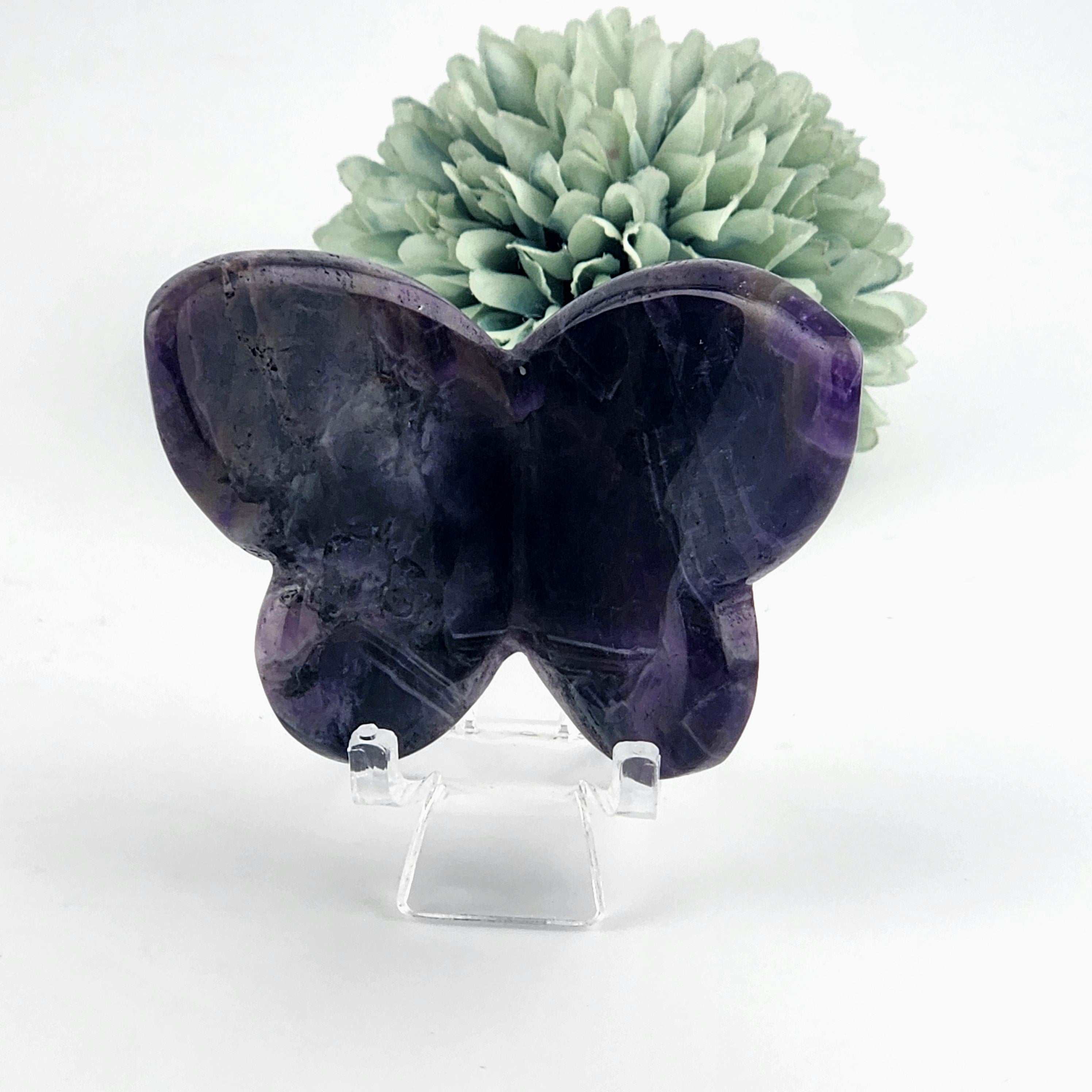 Chevron Dream Amethyst Butterfly