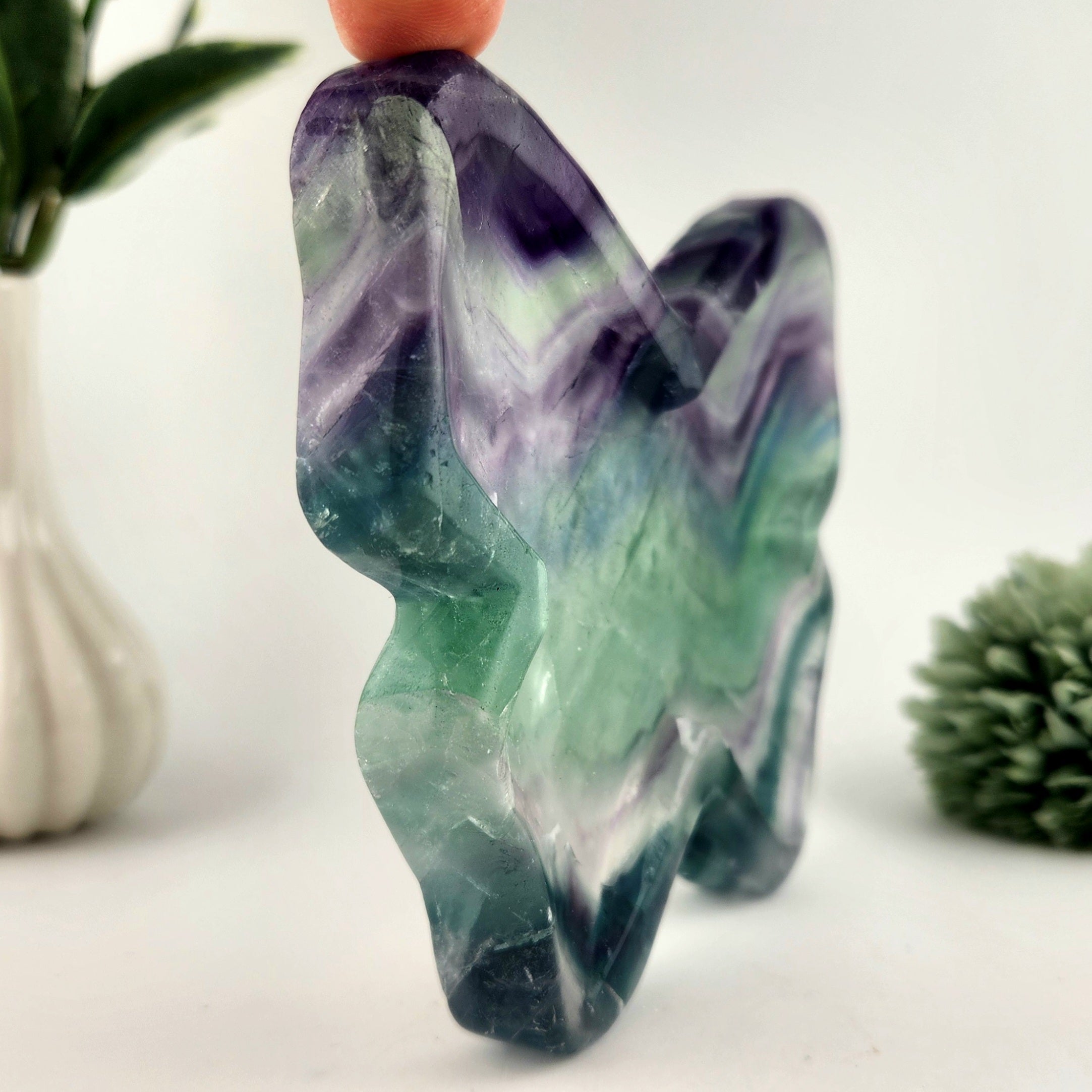 Fluorite Butterfly Bowl