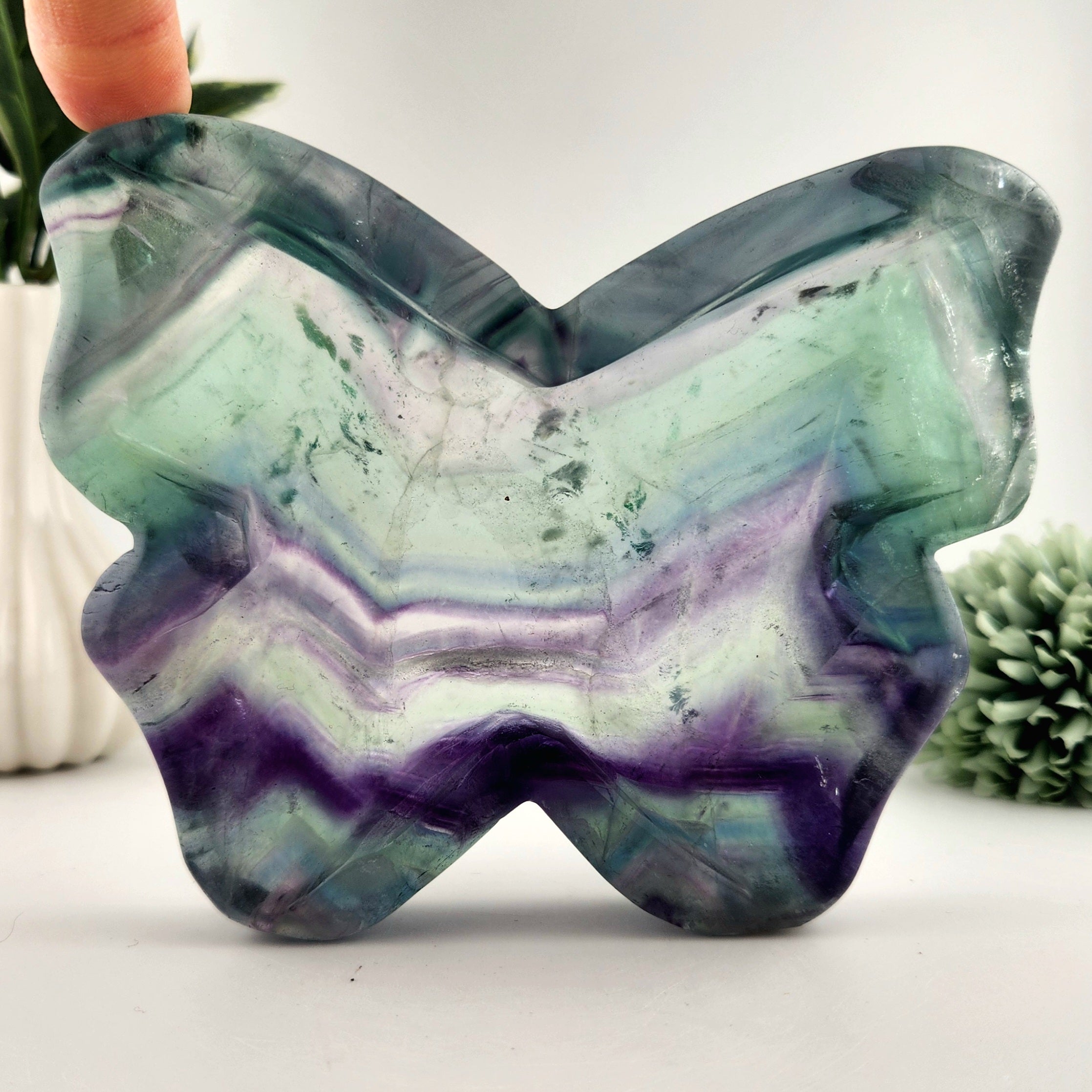 Fluorite Butterfly Bowl