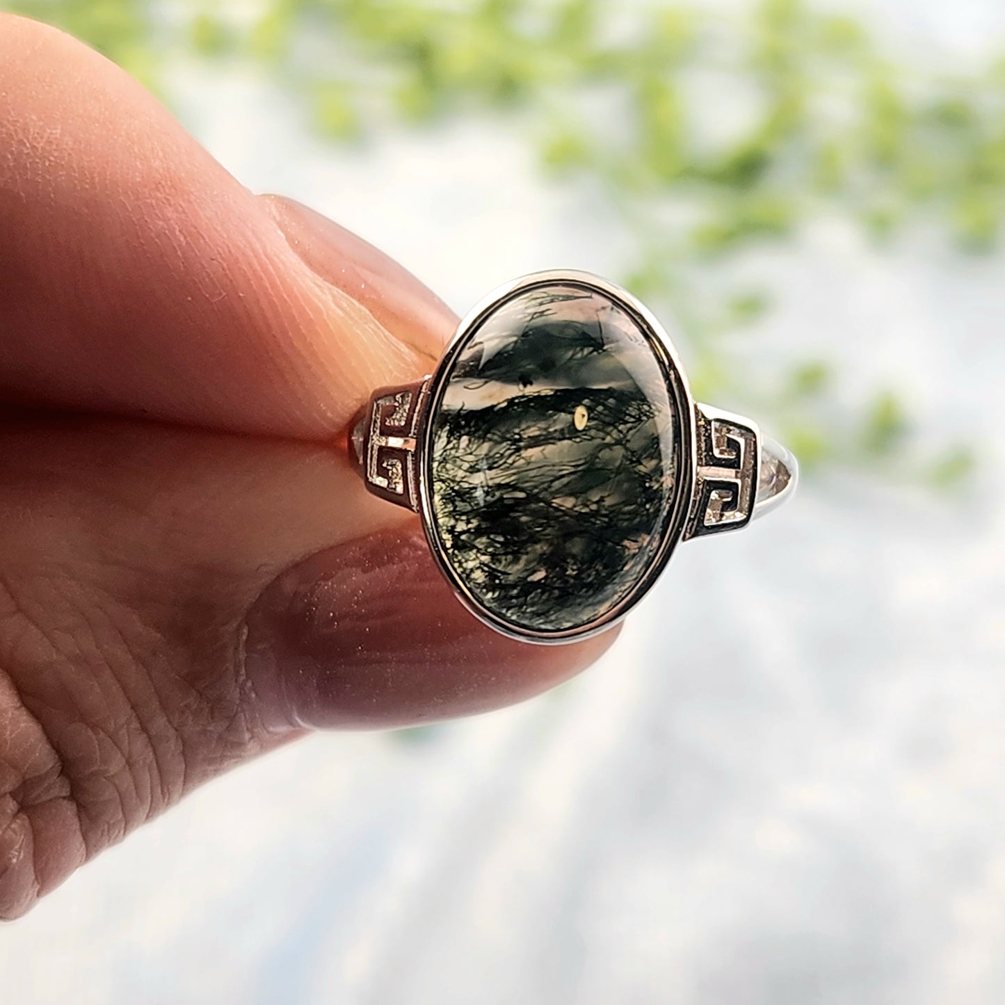 Moss Agate Ring (1.1)