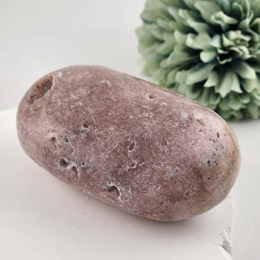Pink Amethyst Palmstone