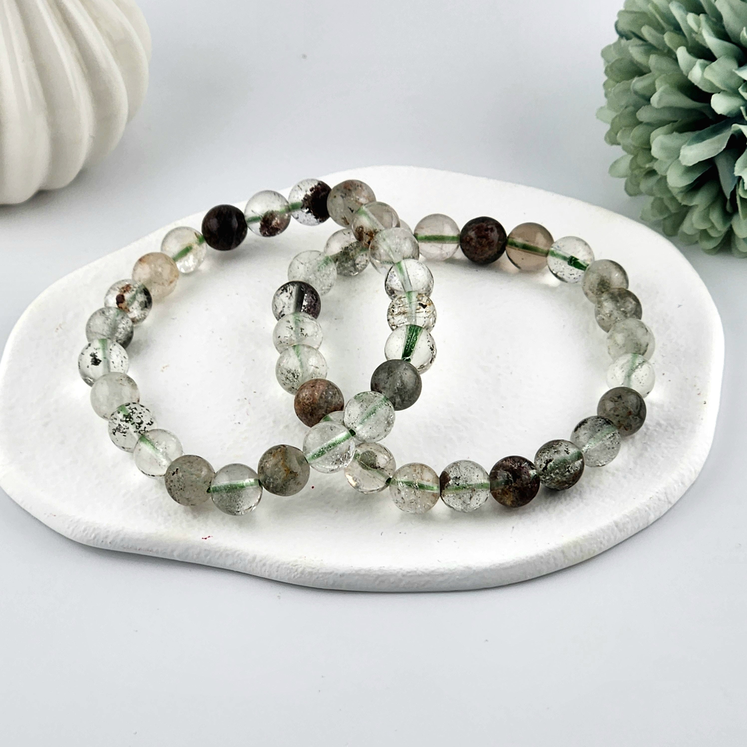 Garden Quartz Beaded Bracelet - 8mm