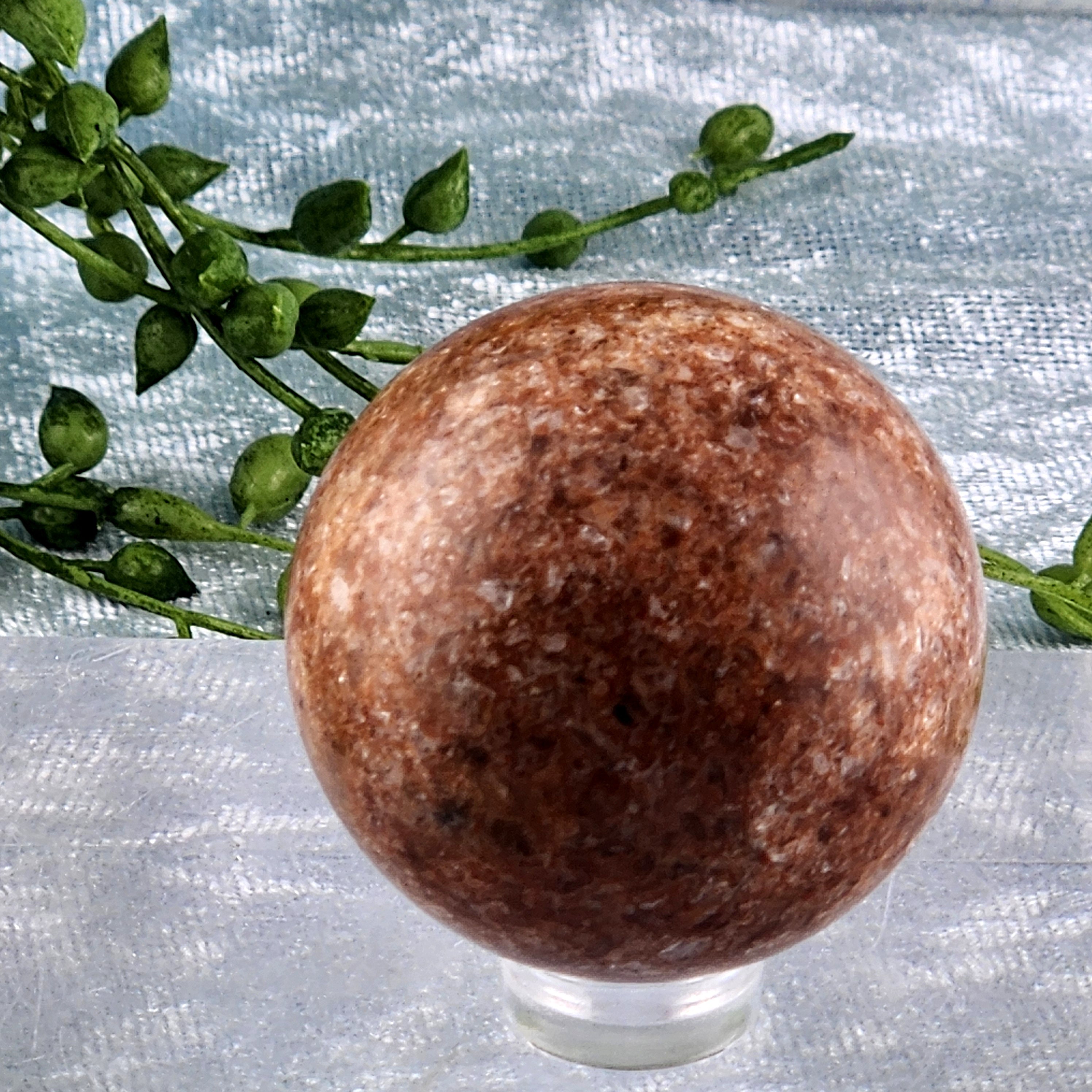 Gold Rutile Sphere
