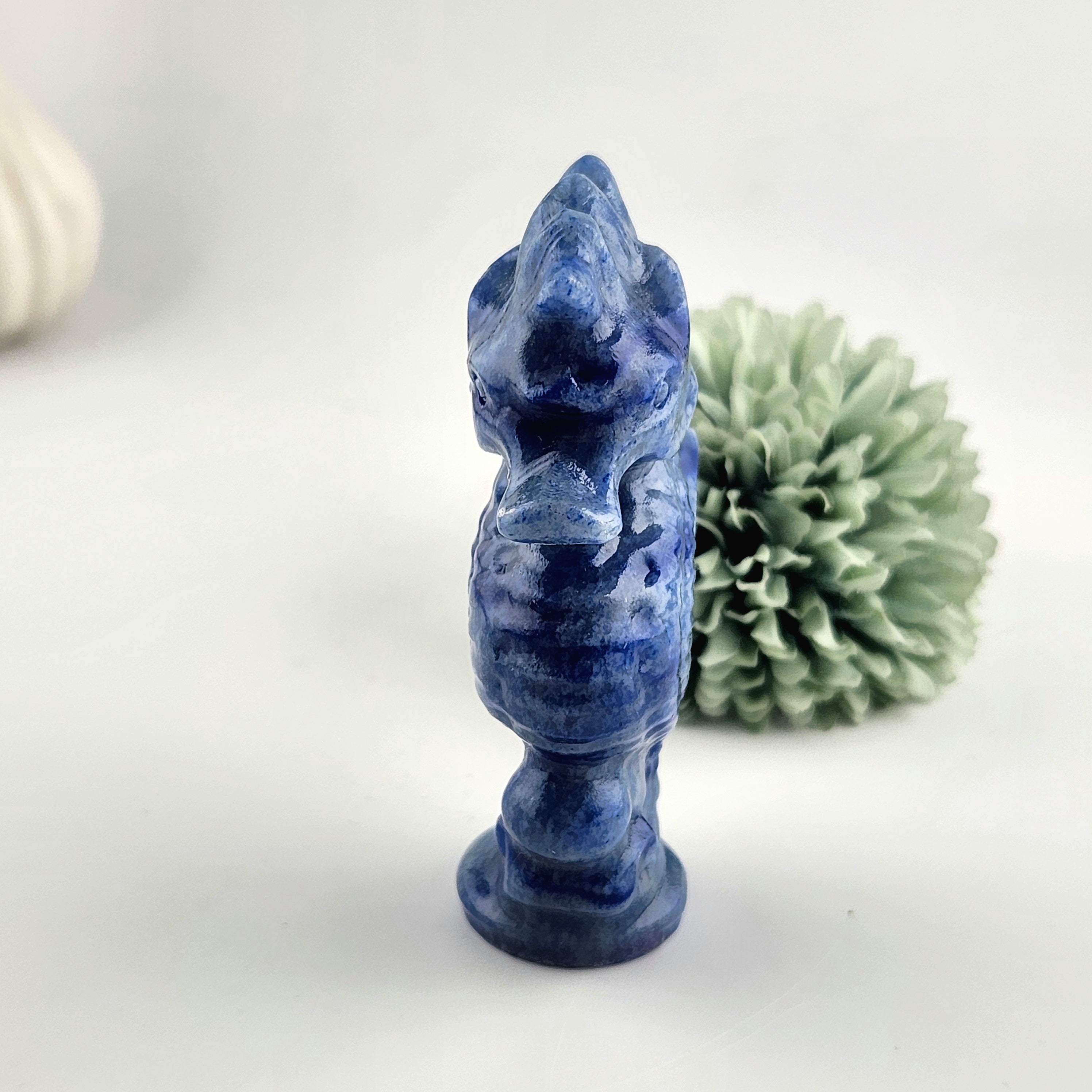 Blue Aventurine Seahorse