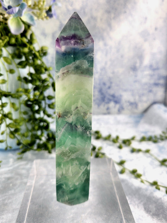 Feather Fluorite Tower