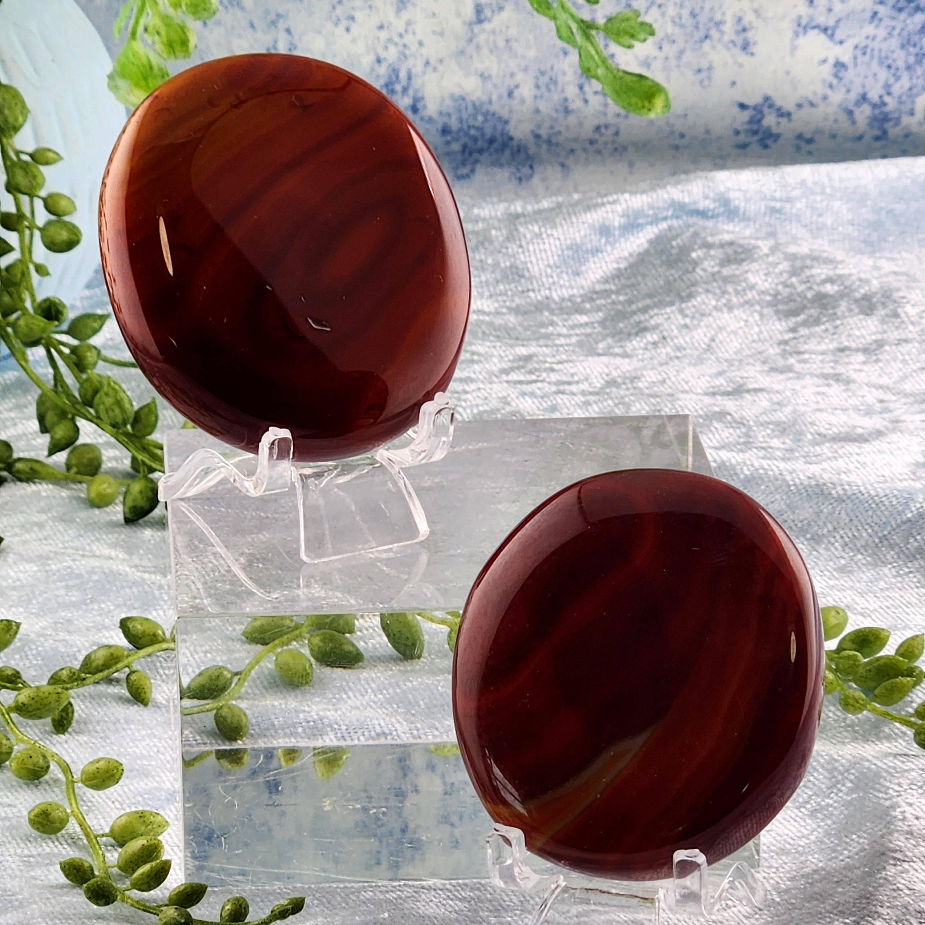 Red Agate Palmstone