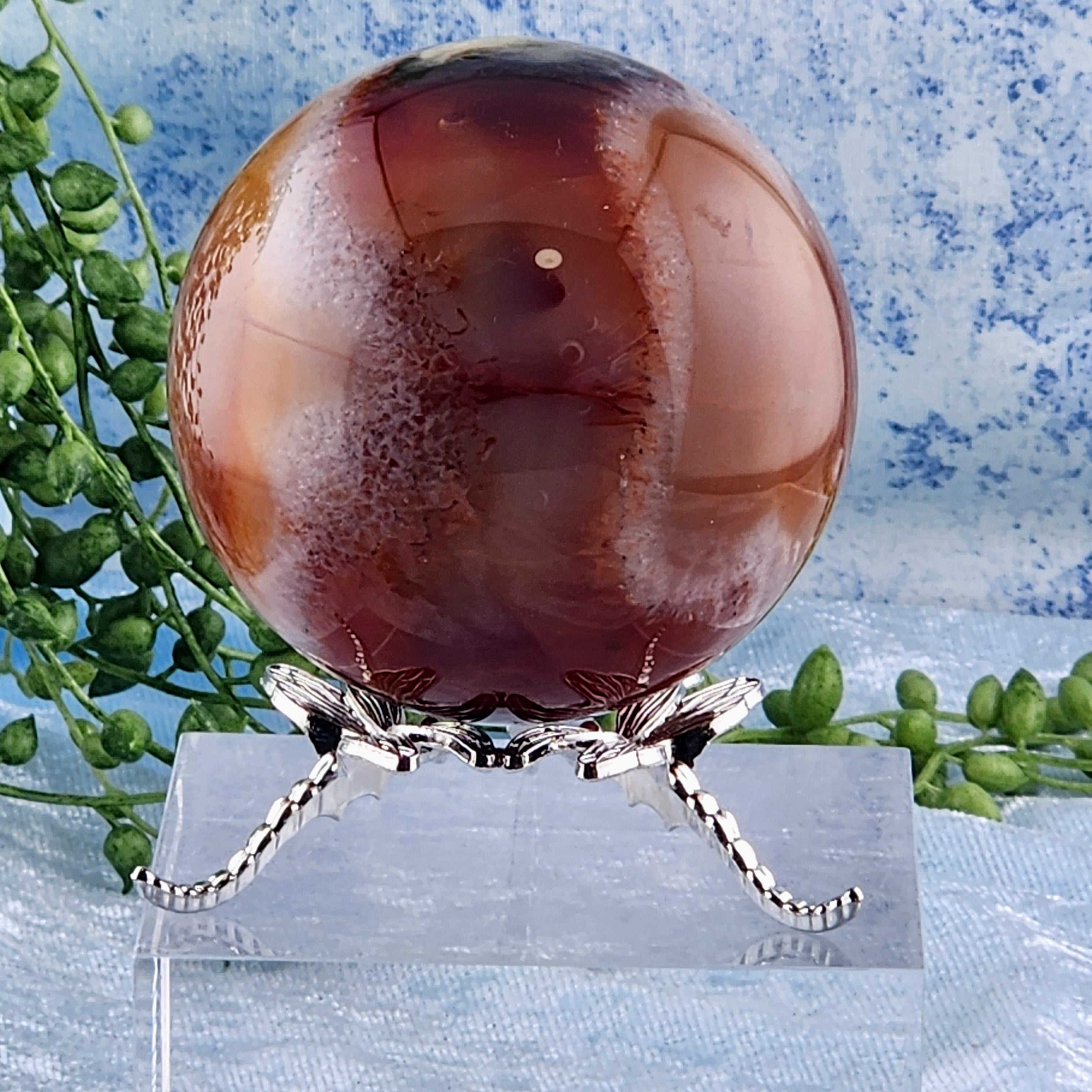 Red Agate Sphere