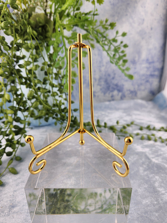 Gold Crystal Display Stand