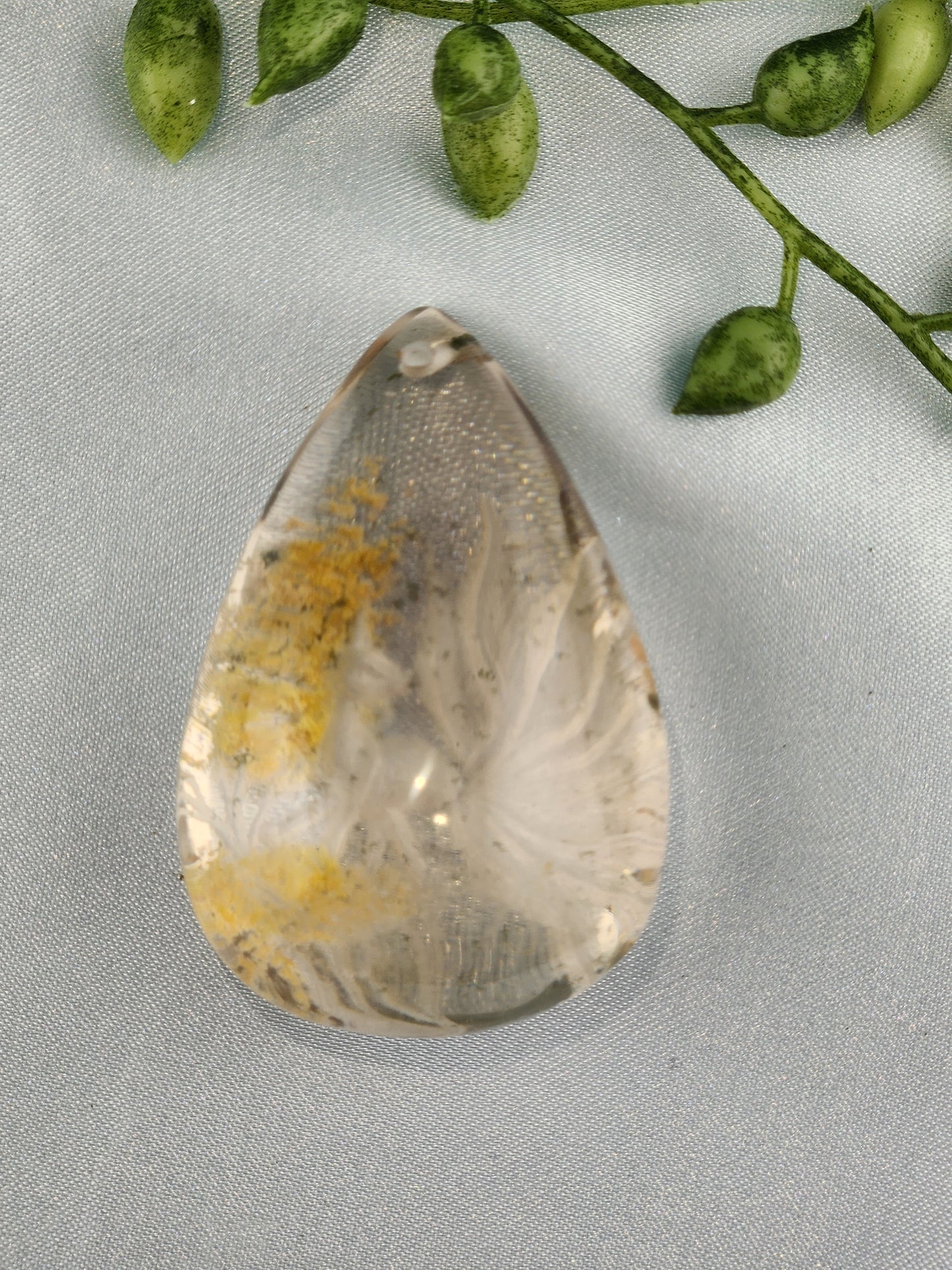 9 Tail Fox Garden Quartz Pendant