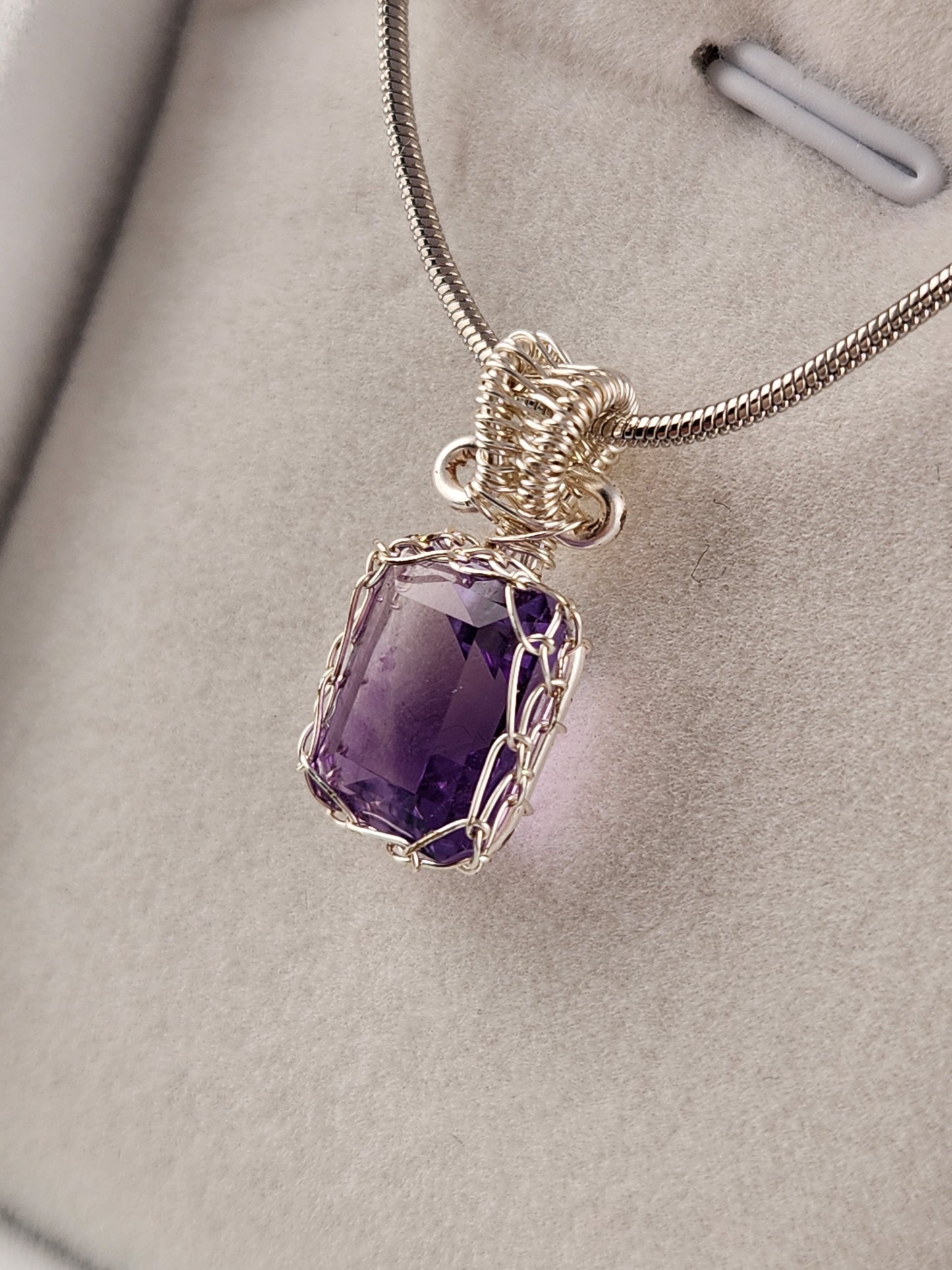 A-Grade Amethyst Pendant (No.1.3)