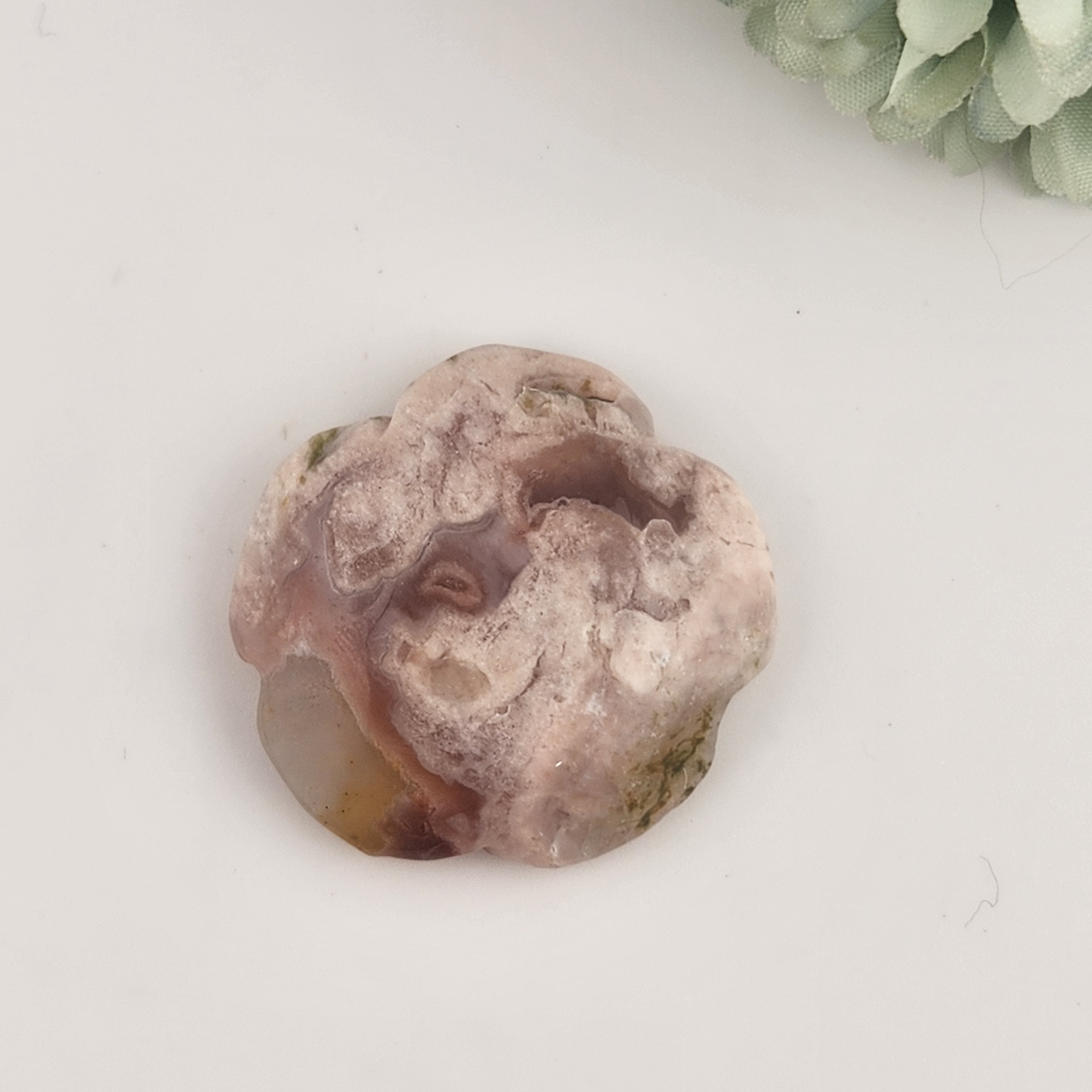 Pink Flower Agate Mini Flower